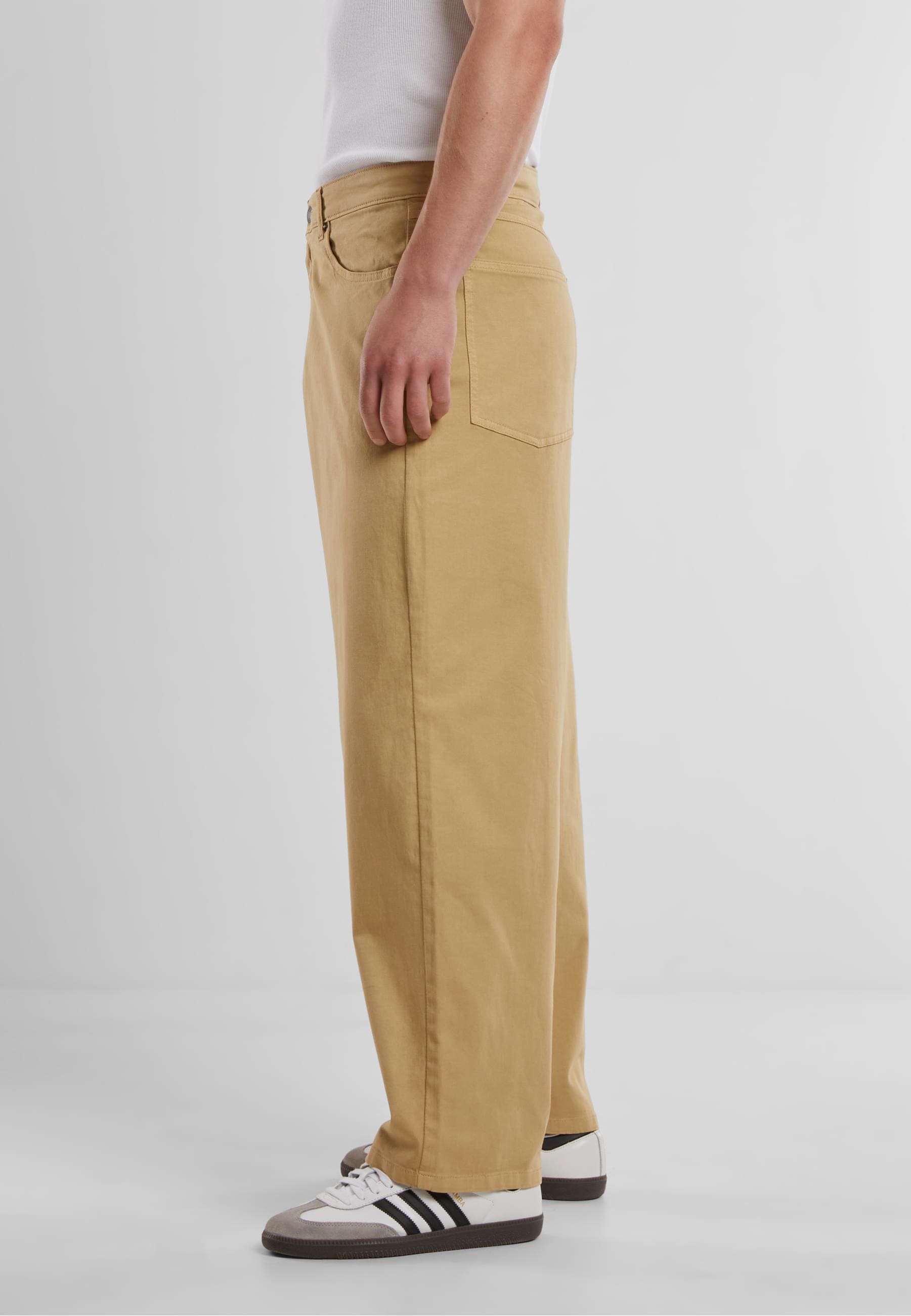 URBAN CLASSICS Stoffhose »Urban Classics Tapered Twill Baggy Pants«, (1 tlg.)