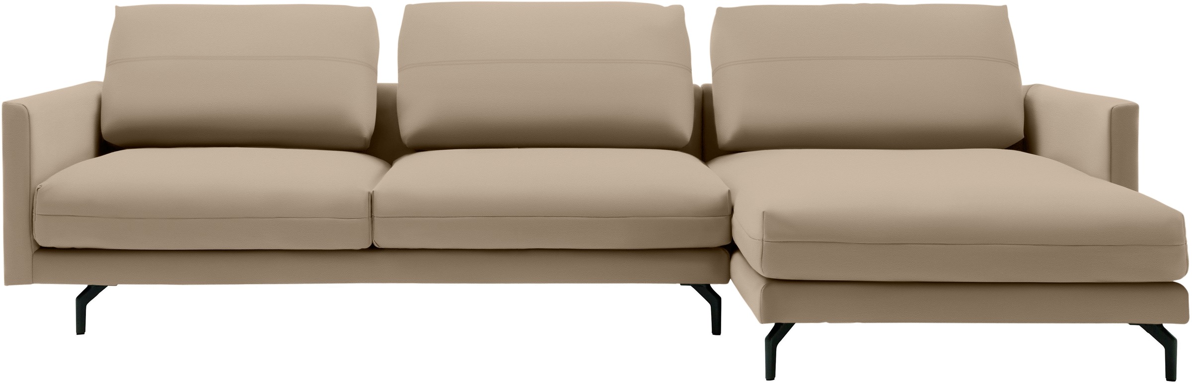 Creation BY ROLF BENZ Ecksofa "CR.414, Designecksofa, Polsterecke, Breite 300cm, L-Form" wahlweise aus feinstem Rindsleder oder hochwertigem Chenille