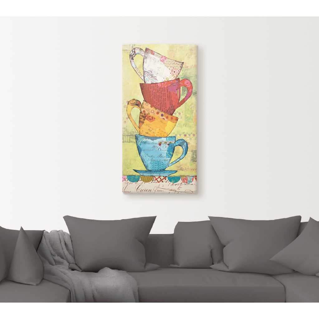 Artland Wandbild »Komm zum Kaffee«, Geschirr & Besteck, (1 St.)