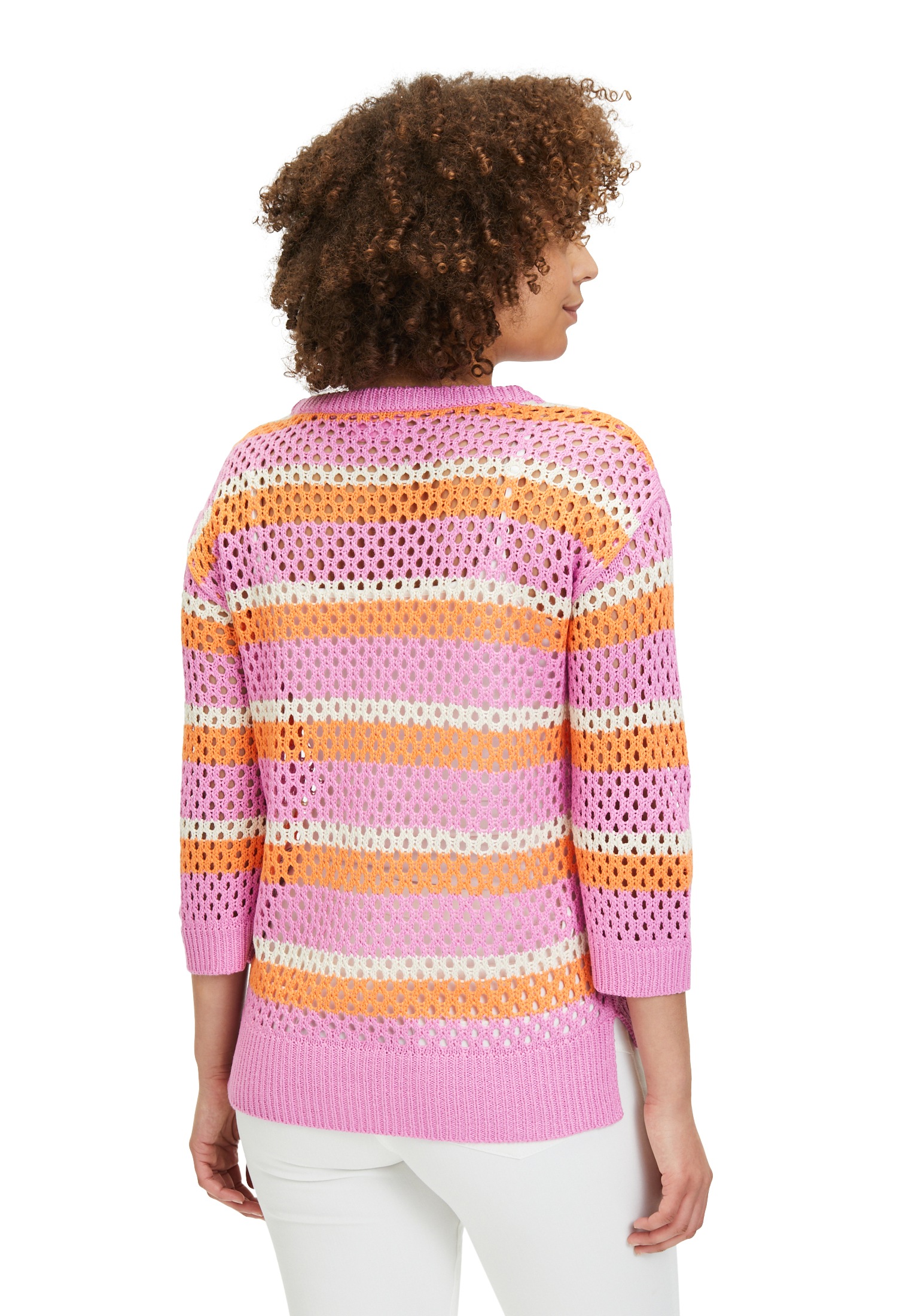 Betty Barclay Strickpullover »Betty Barclay Grobstrick-Pullover mit Streifen«, (1 tlg.), Ringel