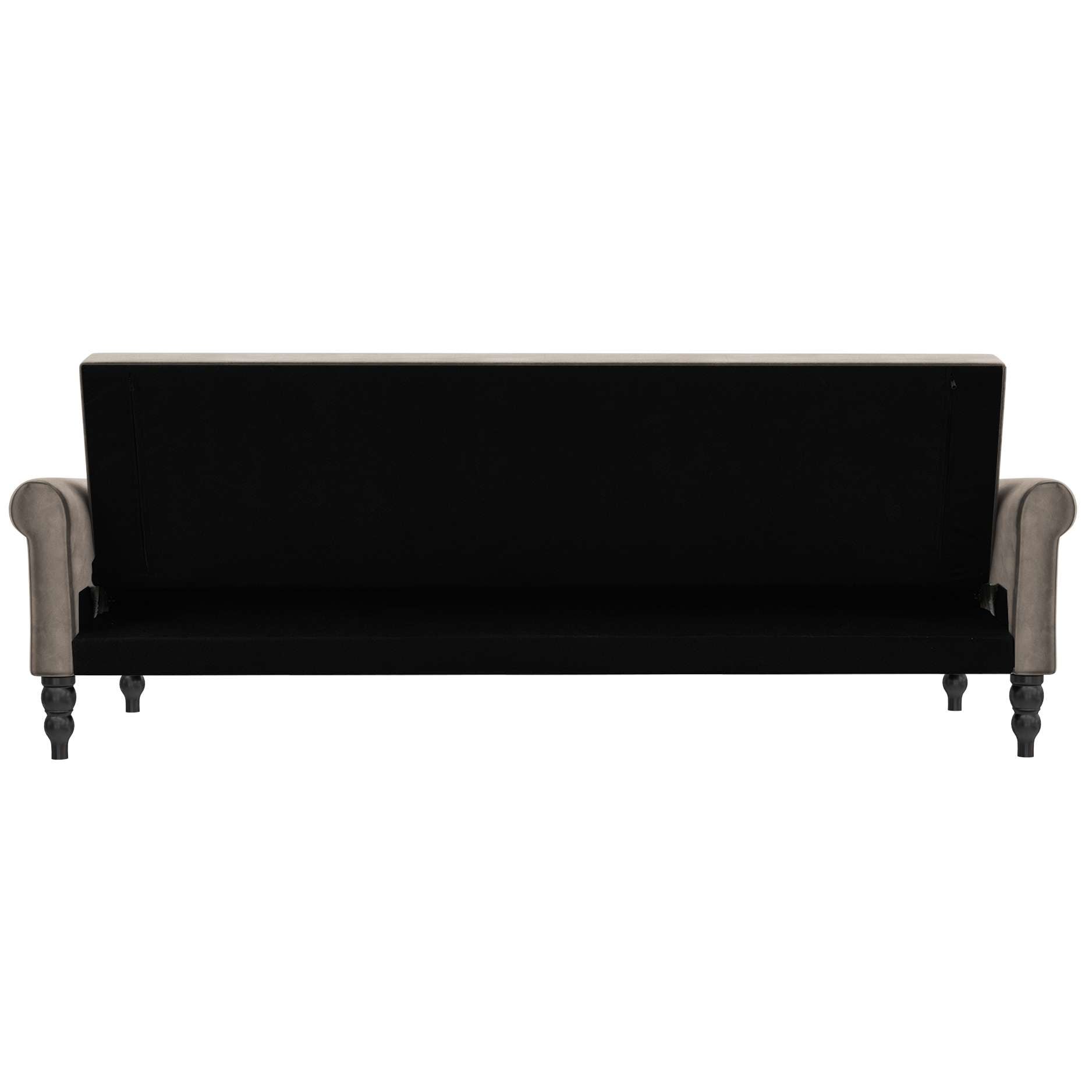 Dorel Home 3-Sitzer »Tyne«, Schlafsofa 222 cm, Bettfunktion (110/190cm), pflegeleichter Velours