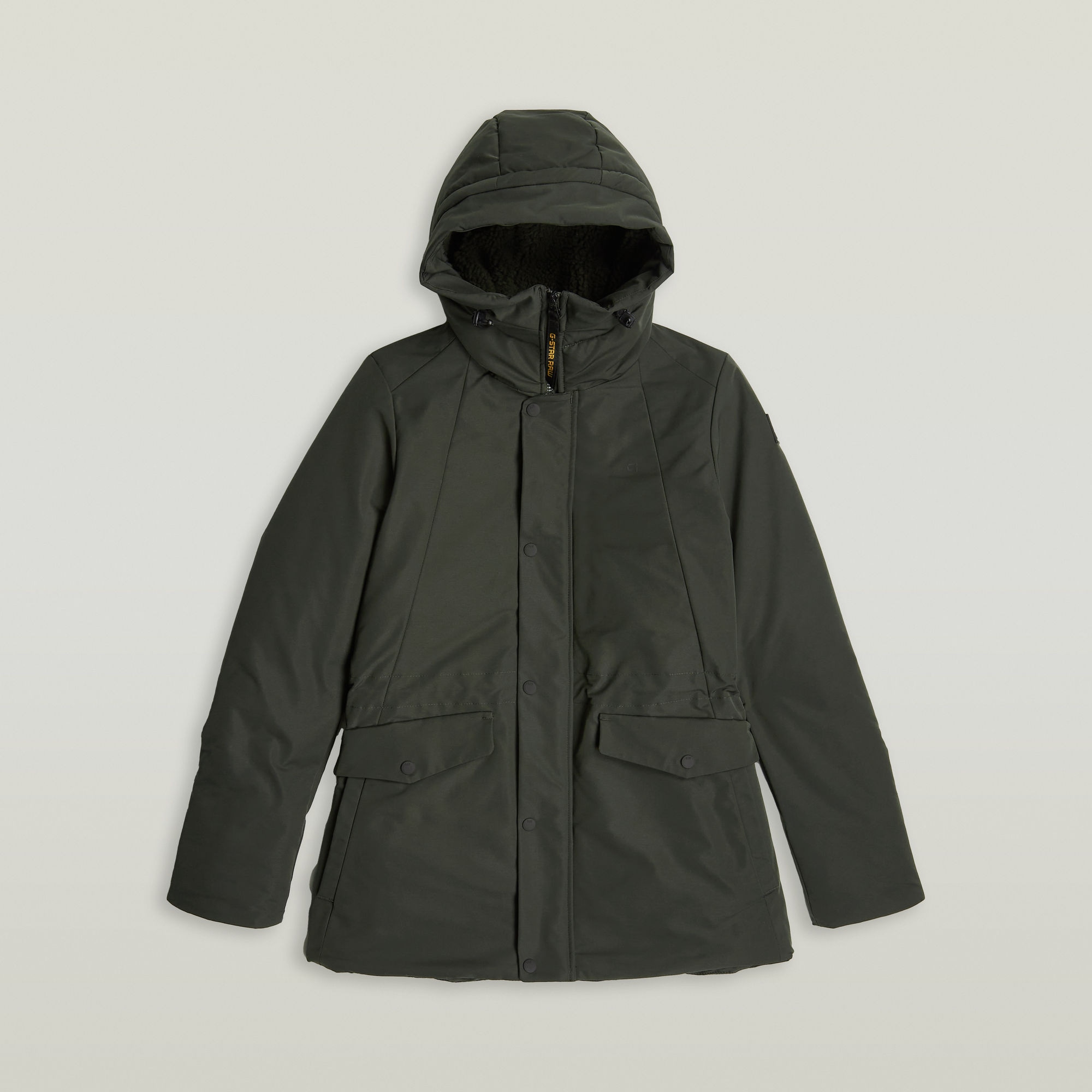 G-STAR Parka »Vodan 2.0 Short Jacket Women« mit Kapuze mit Pattentaschen