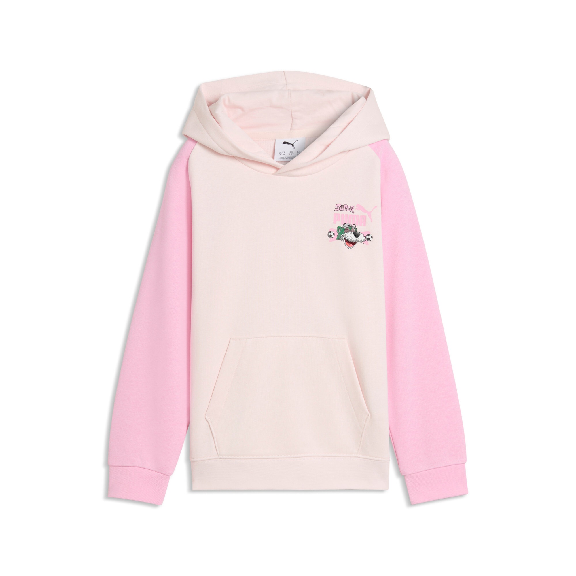 PUMA Kapuzensweatshirt »SUPER  HOODIE TR PS«, für Kinder, sportlicher Stil, mit Print-Applikation, mit Kapuze
