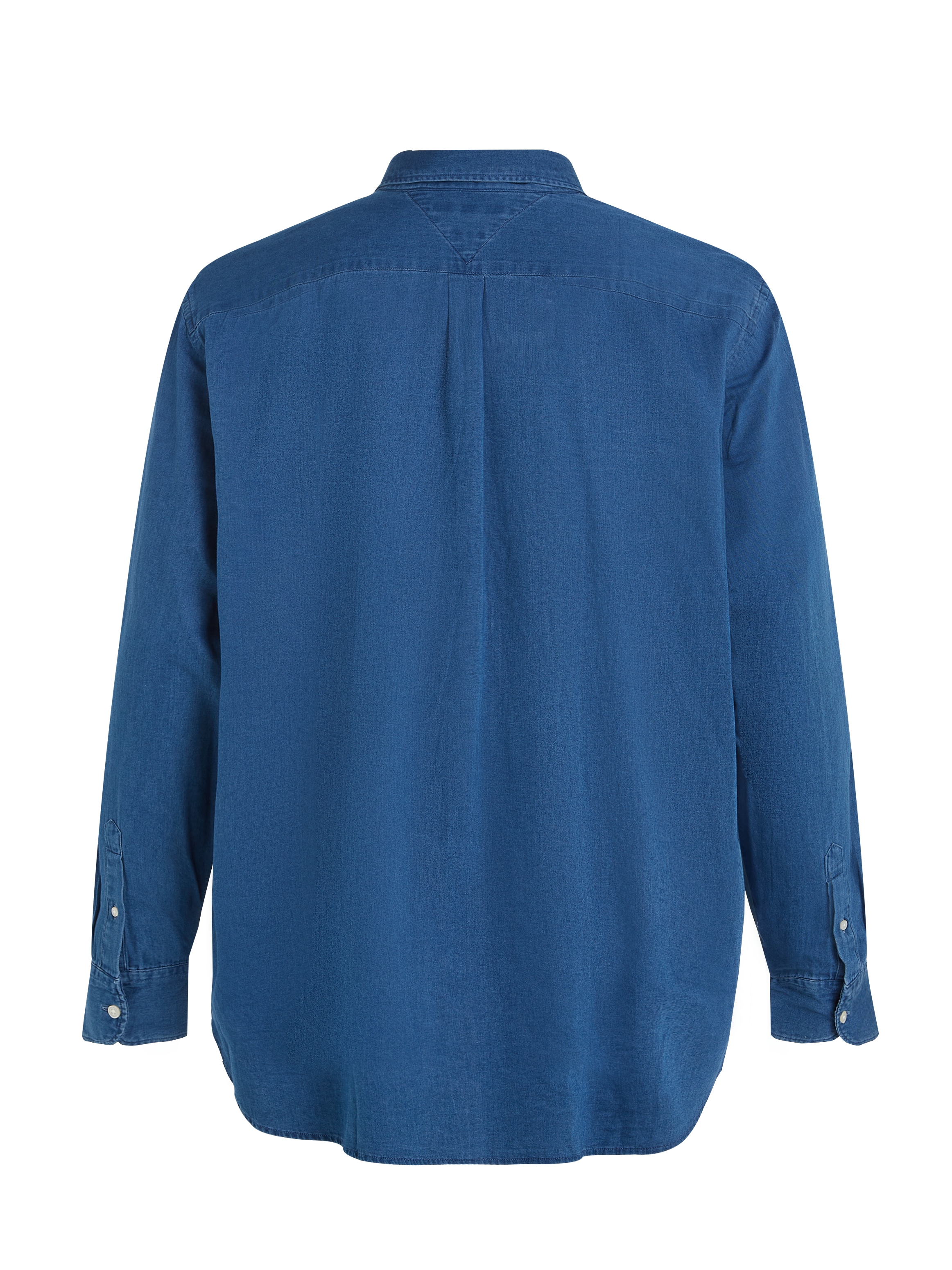 Tommy Hilfiger Big & Tall Jeanshemd »BT-CHAMBRAY SHIRT-B«, in Großen Größen, Mit Logostickerei