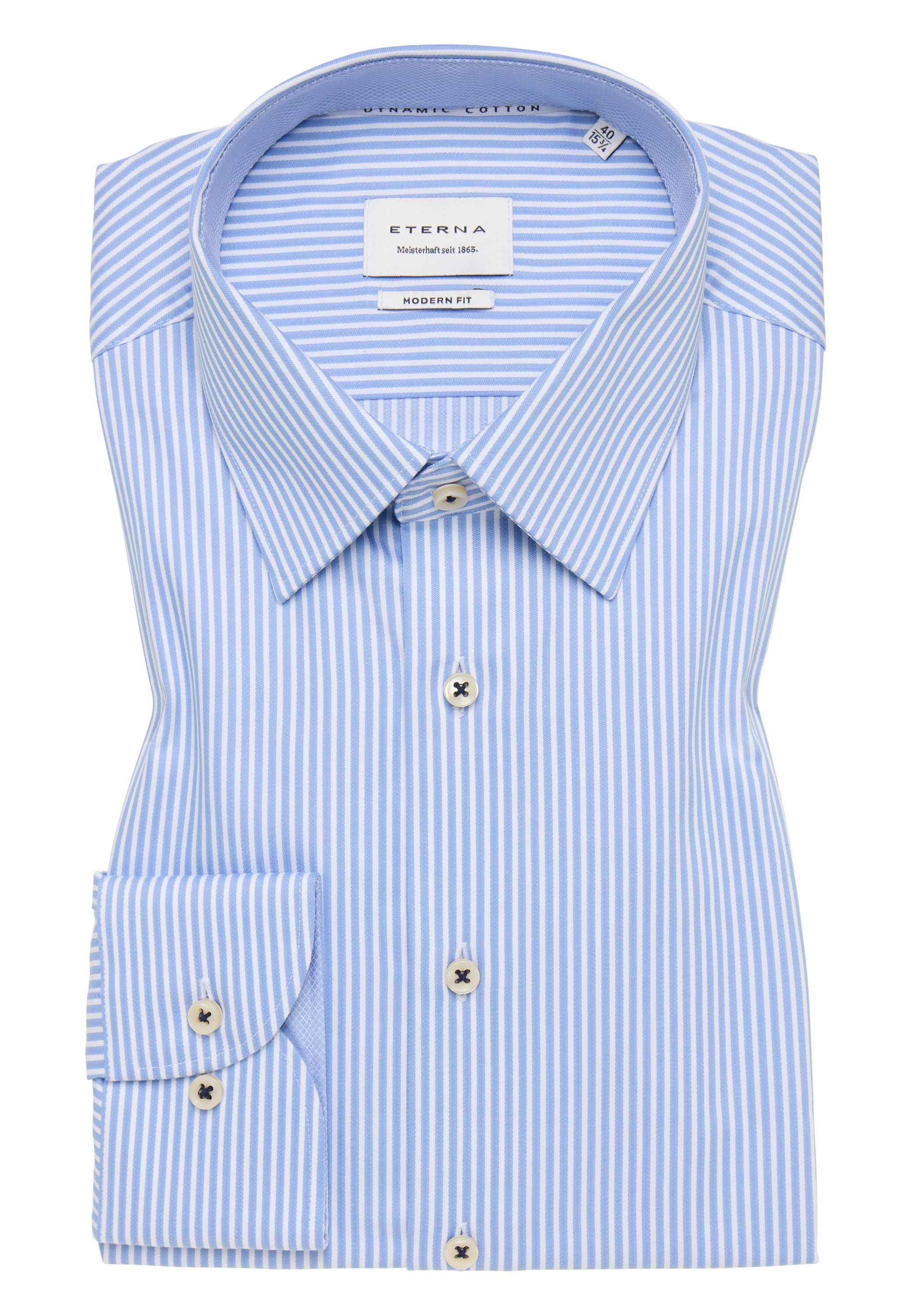 Eterna Langarmhemd »MODERN FIT«, NON IRON (bügelfrei)