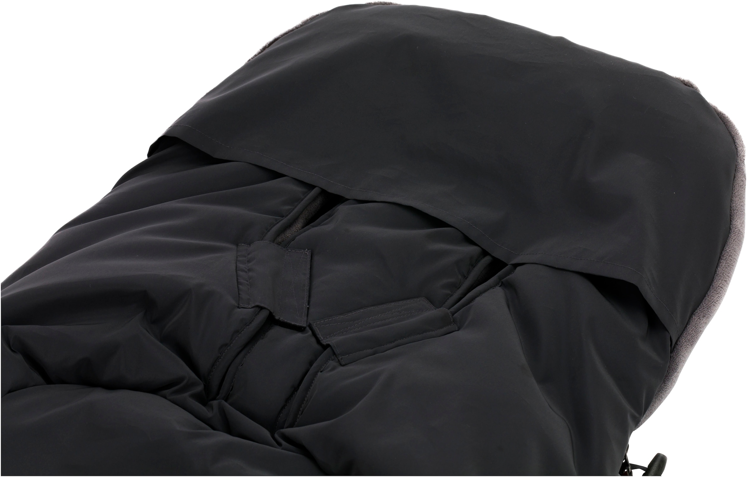 Fillikid Fußsack »Kinley Reflect Winterfußsack, schwarz«, aus stark reflektierendem Außenmaterial