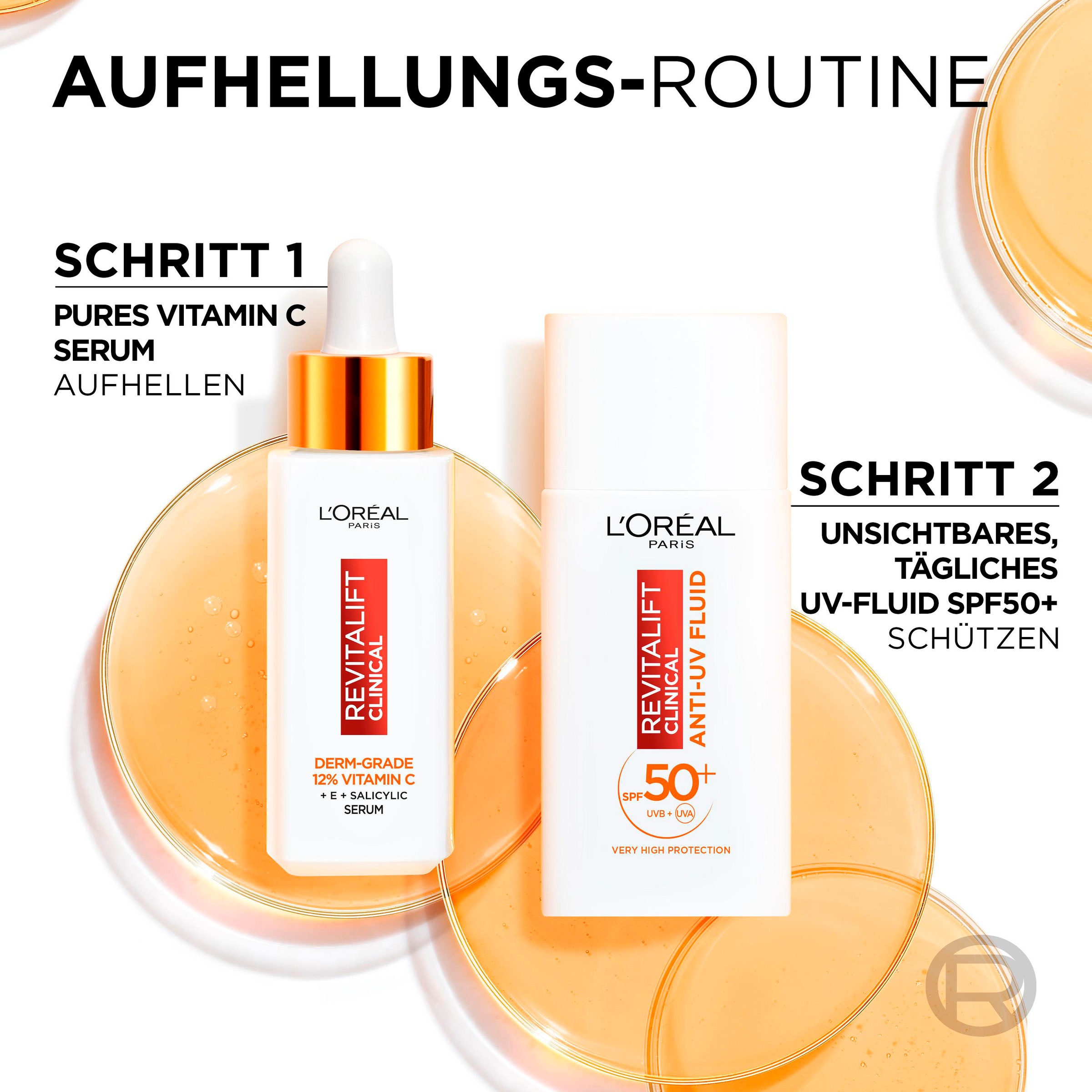 L'ORÉAL PARIS Gesichtspflege-Set »Revitalift Vitamin C Duo«, (Set, 2 tlg.), mit hoher Wirksamkeit