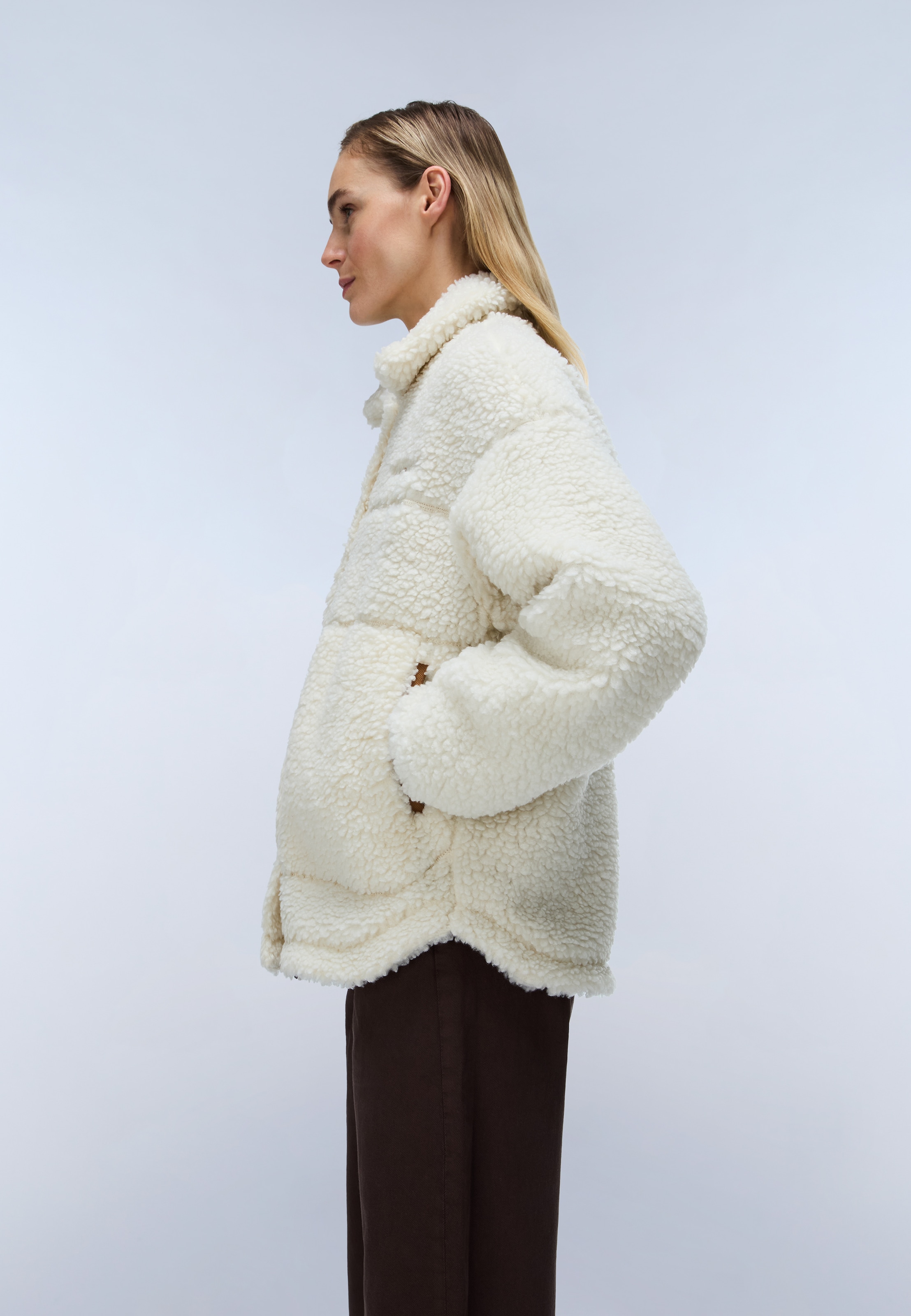 Napapijri Fleecejacke »T-SAMA W BEIGE DIMITY« für sportliche Looks, als leichte Zwischenschicht, an kühleren Tagen