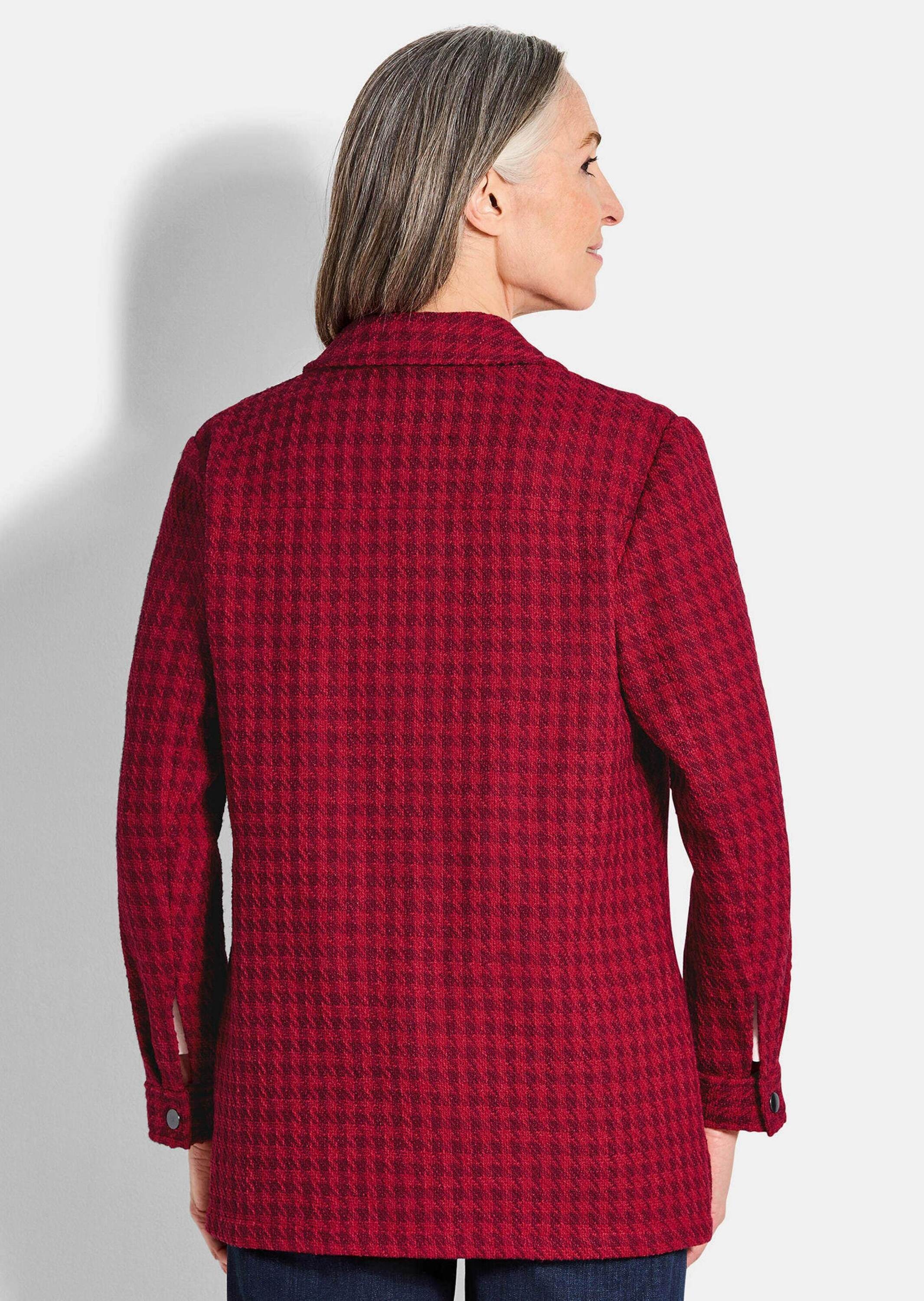 GOLDNER Kurzjacke »Kurzgröße Hemdjacke aus Bouclé«