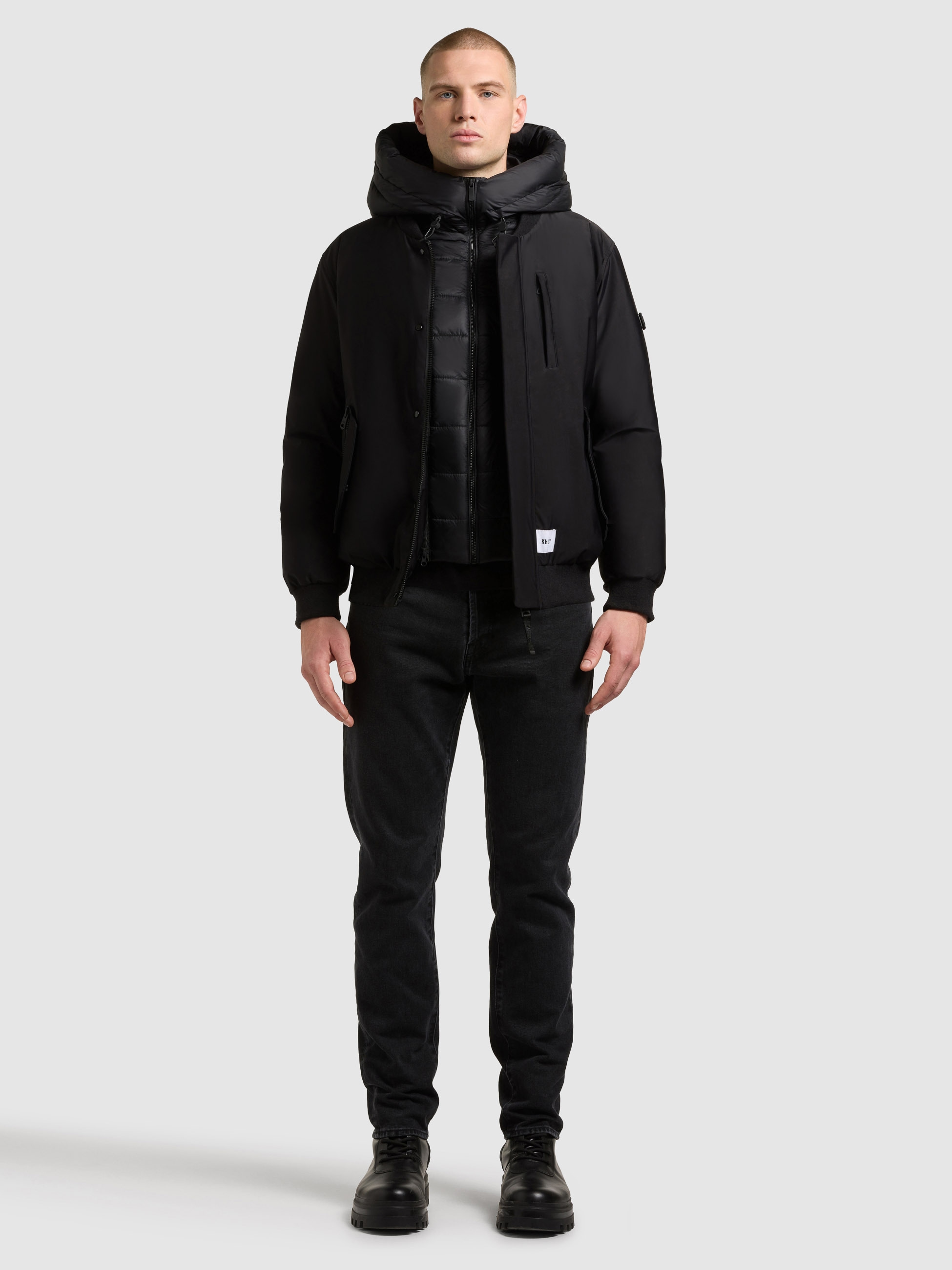 khujo Bomberjacke »CLEMAT« mit Kapuze