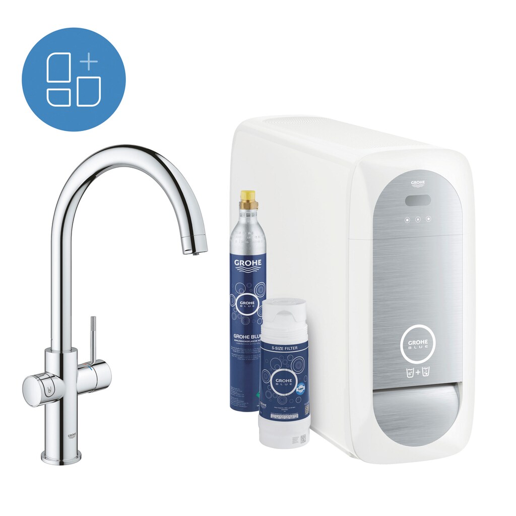 Grohe Untertisch-Trinkwassersystem »Grohe Blue«, (Packung)