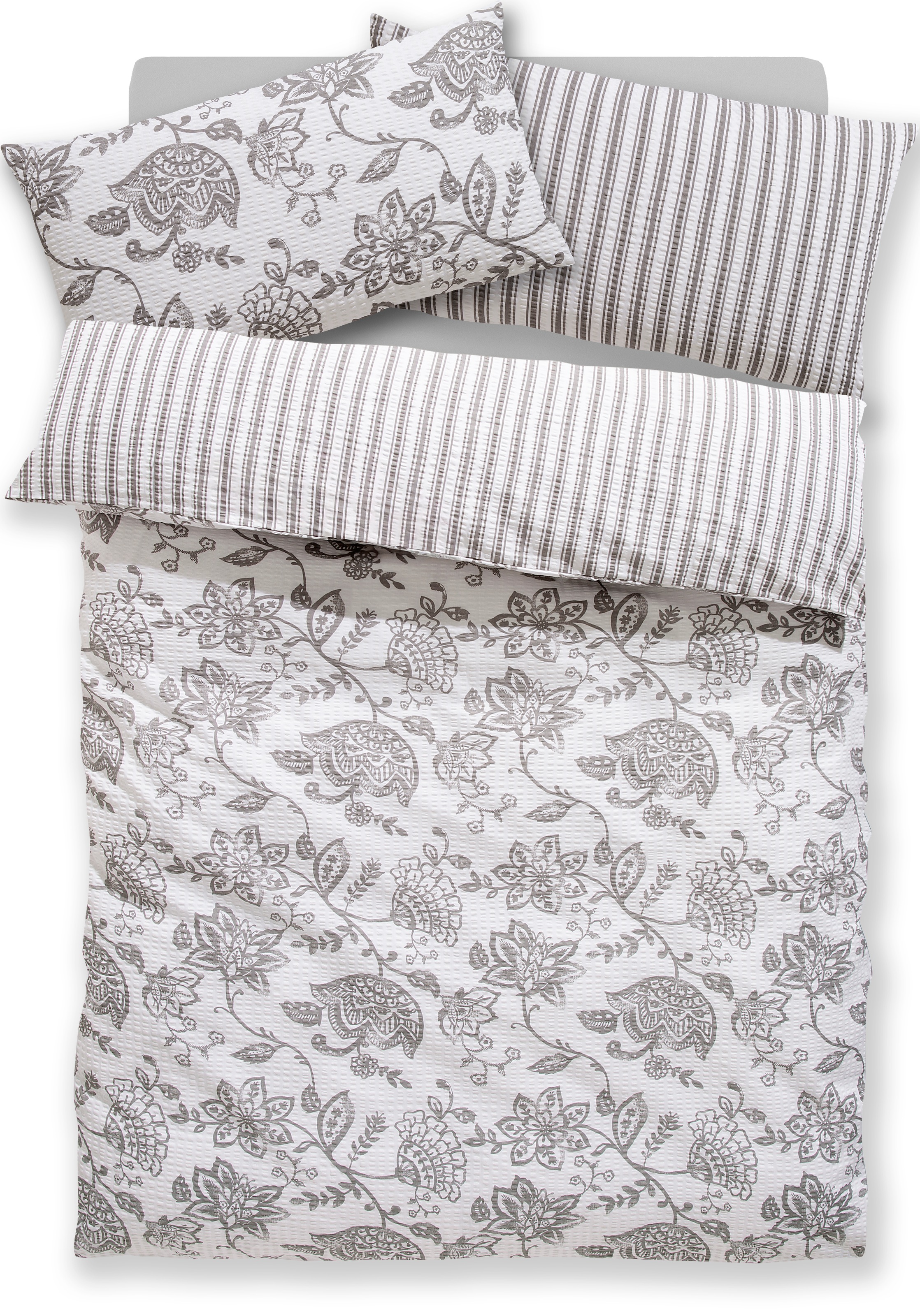 OTTO home Bettwäsche "Nordby" 2 Stk. Bettwäsche aus Baumwolle, skandinavisc günstig online kaufen