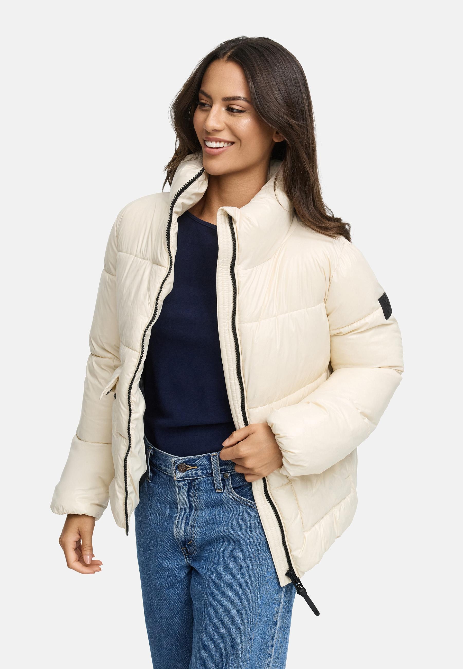 Navahoo Kurzjacke »Eispracht 14«, ohne Kapuze, Kurze gesteppte Damen Winterjacke