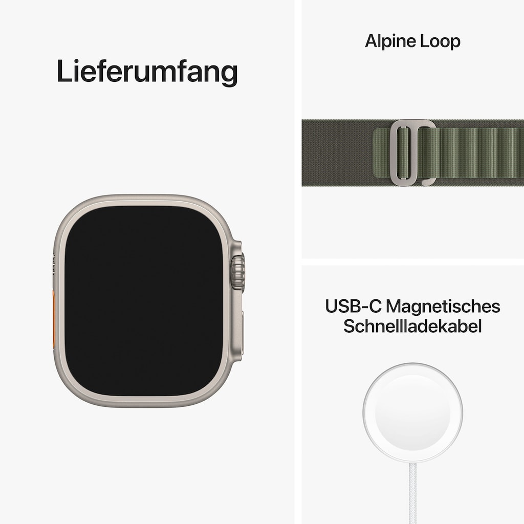 Apple Watch »Watch Ultra GPS + Cellular 49mm Alpine Large«