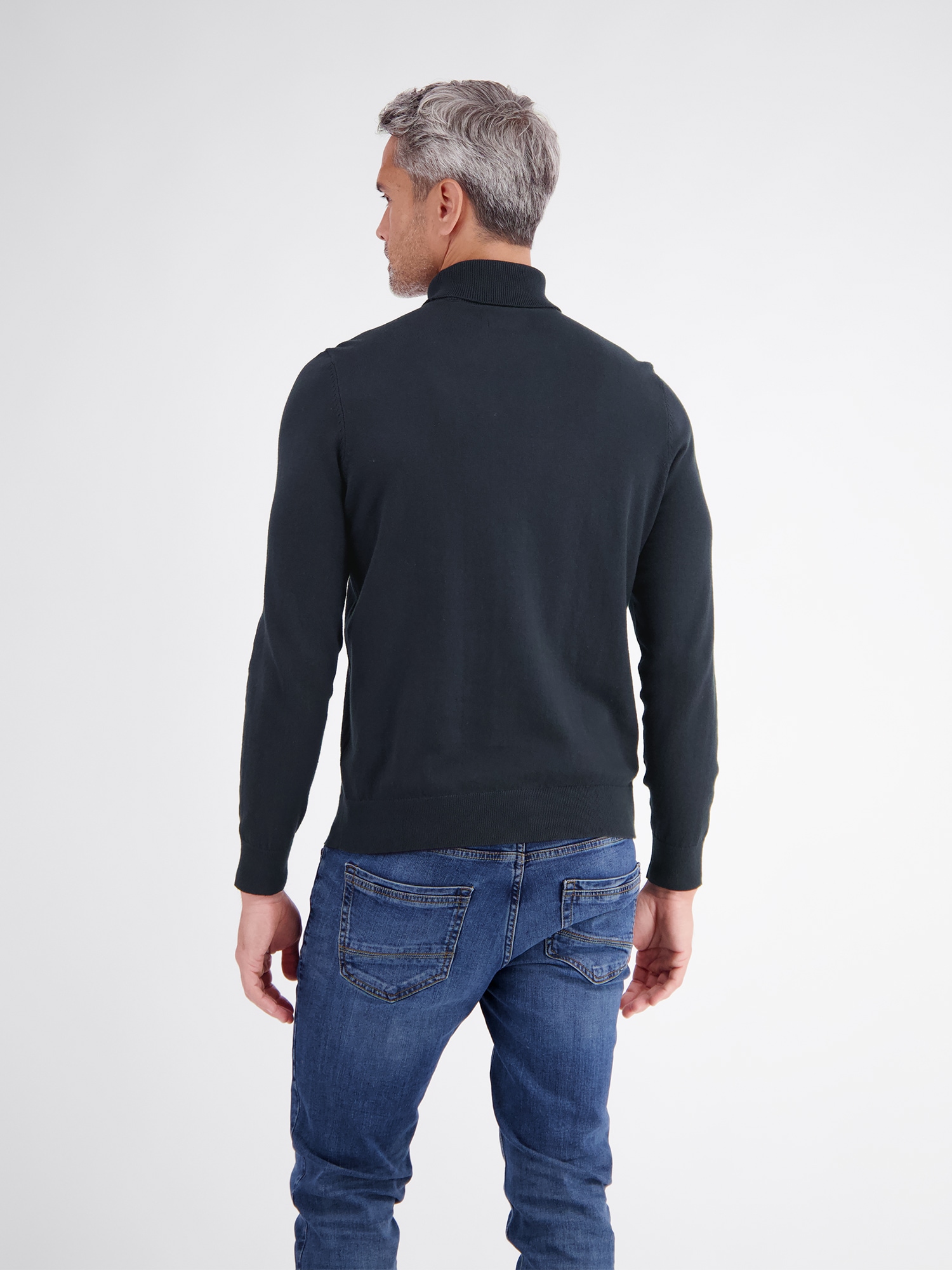 LERROS Rollkragenpullover »Eleganter Strickpullover mit Rollkragen aus reiner Baumwolle«