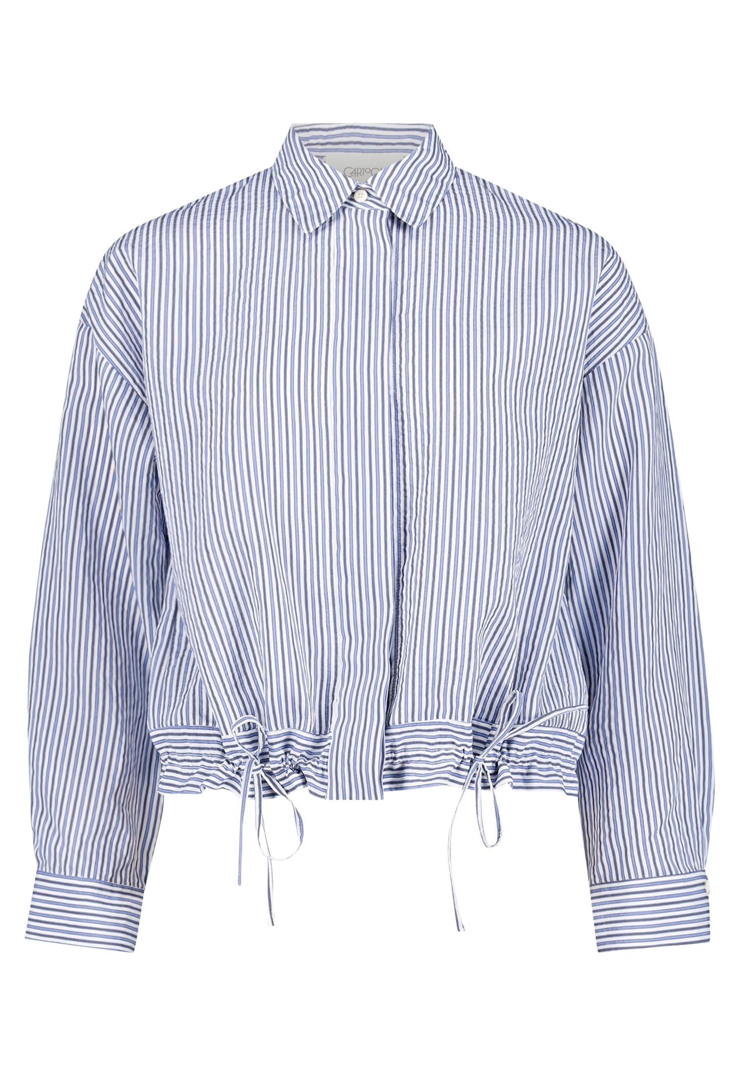 Cartoon Klassische Bluse »Damen mit Raffung«