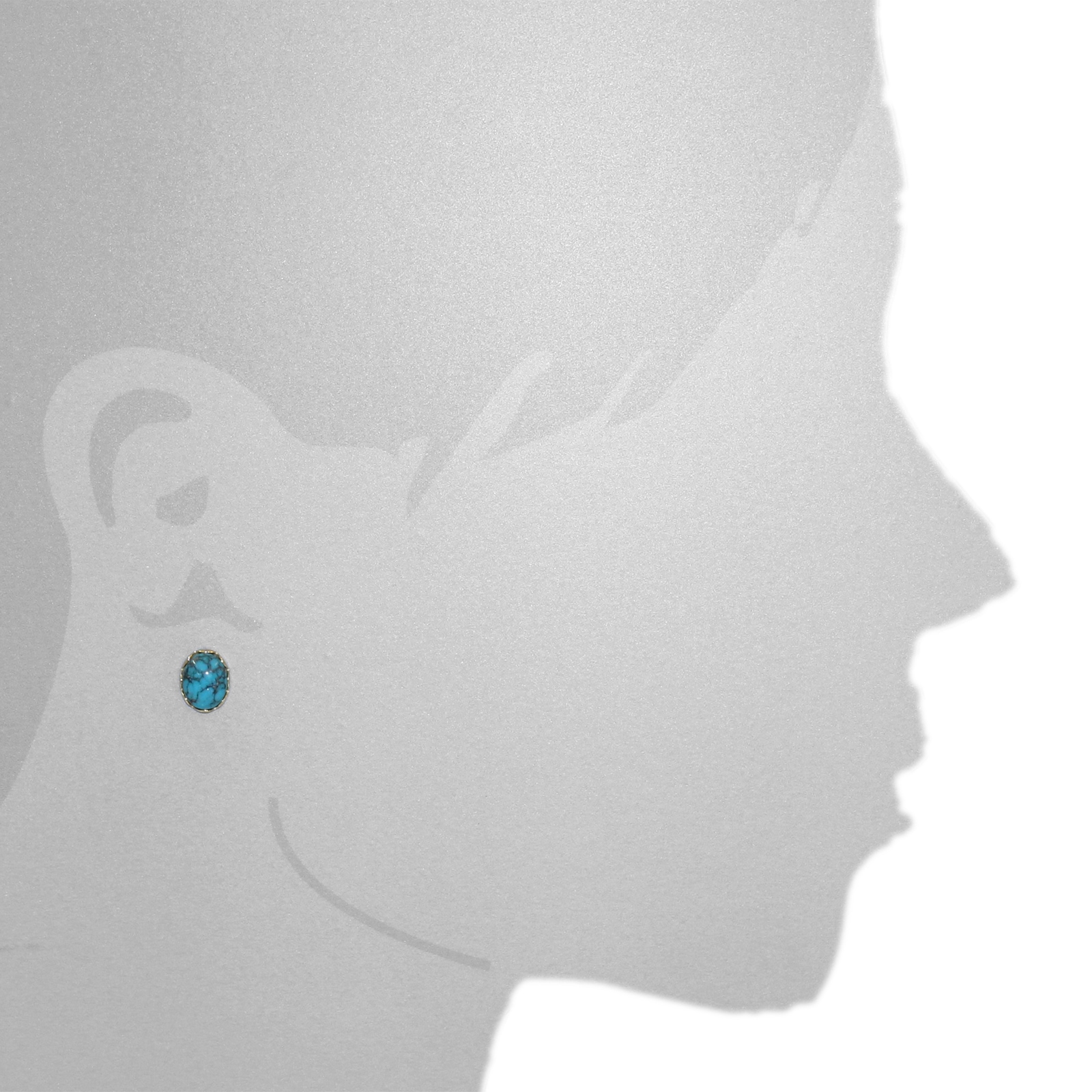 OSTSEE-SCHMUCK Paar Ohrstecker »- Käthe - Gold 333/000 - Türkis«