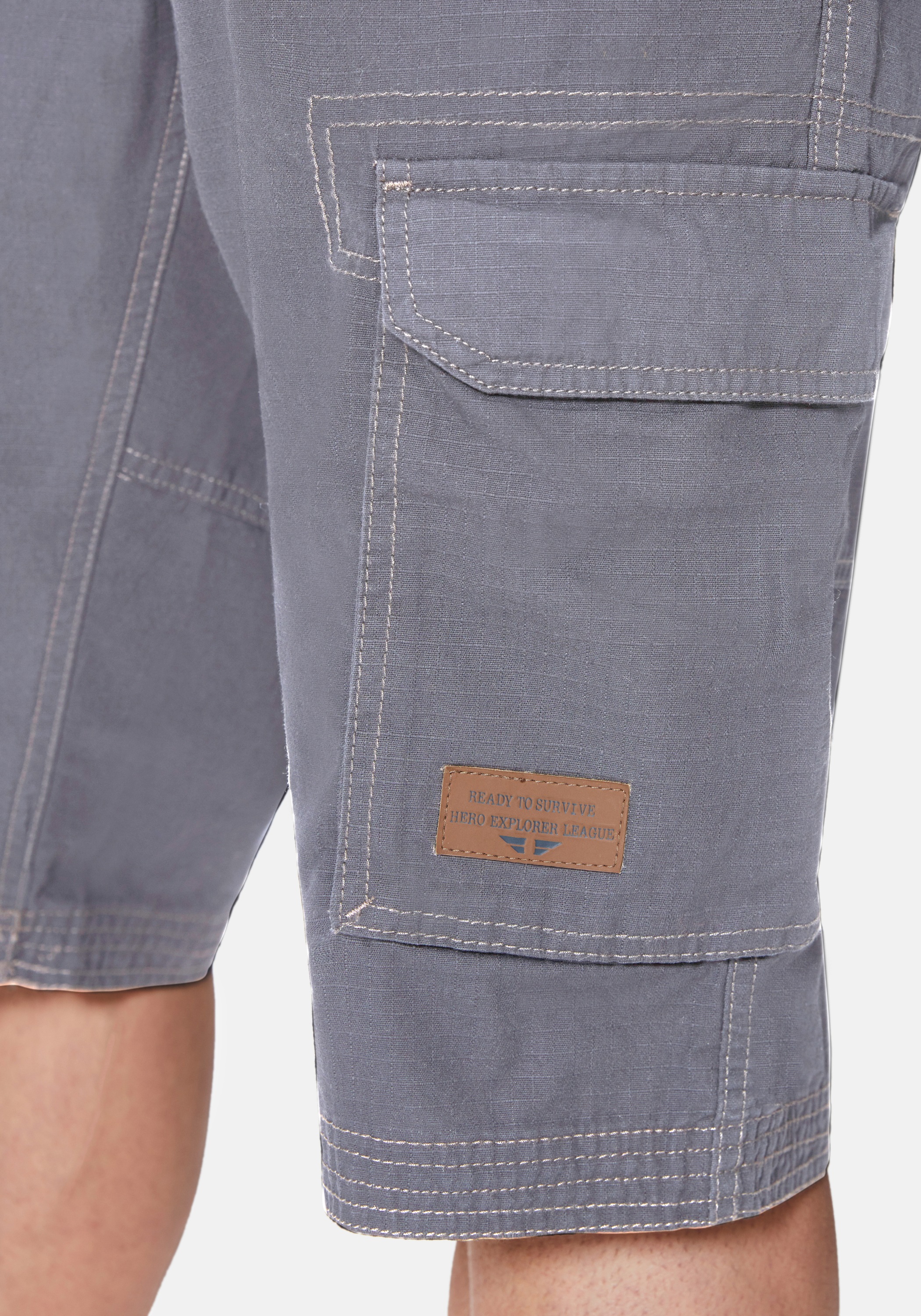 Thumbnail - HERO by John Medoox Bermudas "HAMILTON Cargo Longbermuda" Bermuda Casual Funktionsqualität für Herren