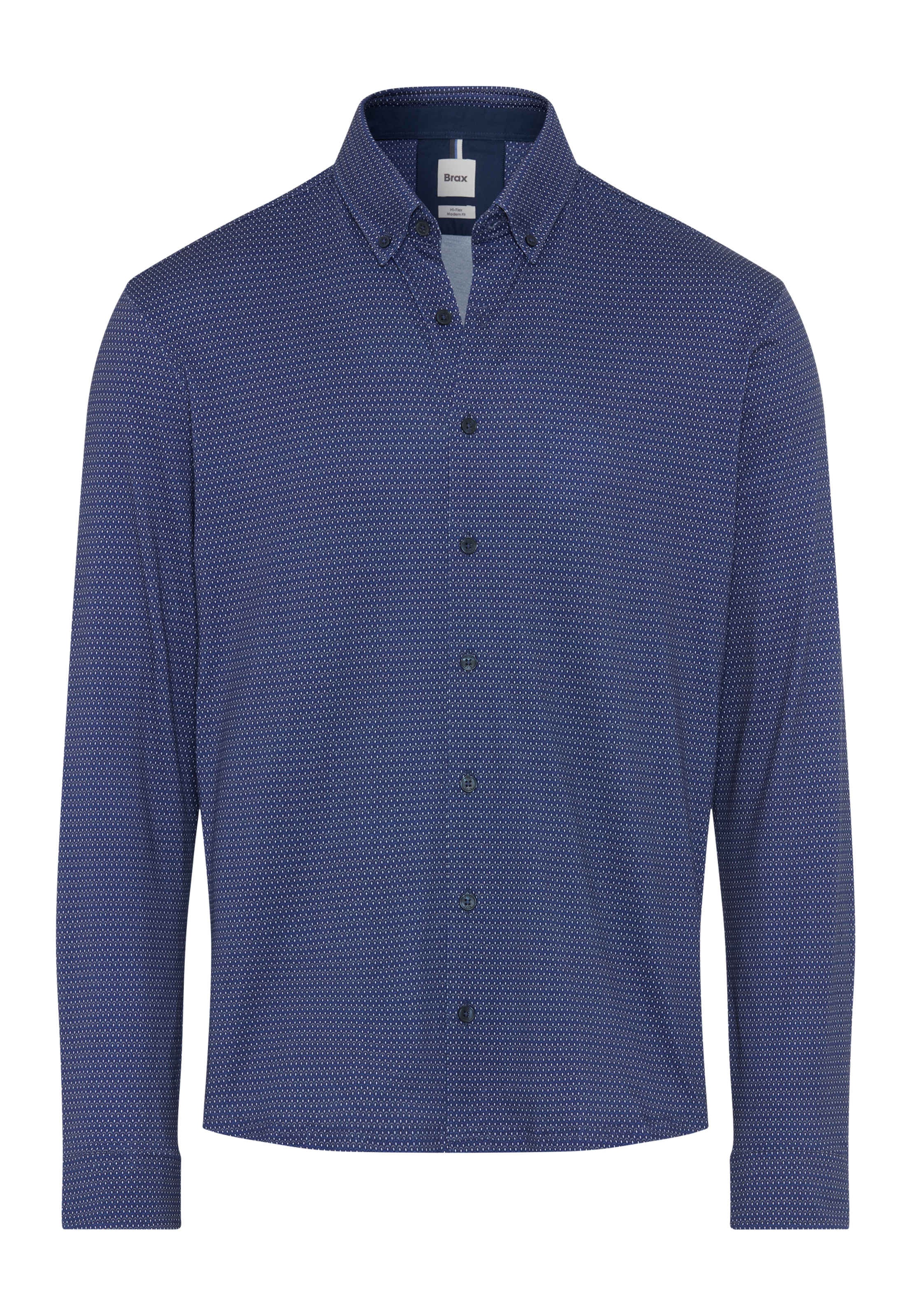 Brax Businesshemd »Style DANIEL« Jersey: Langarmhemd aus reiner Baumwolle
