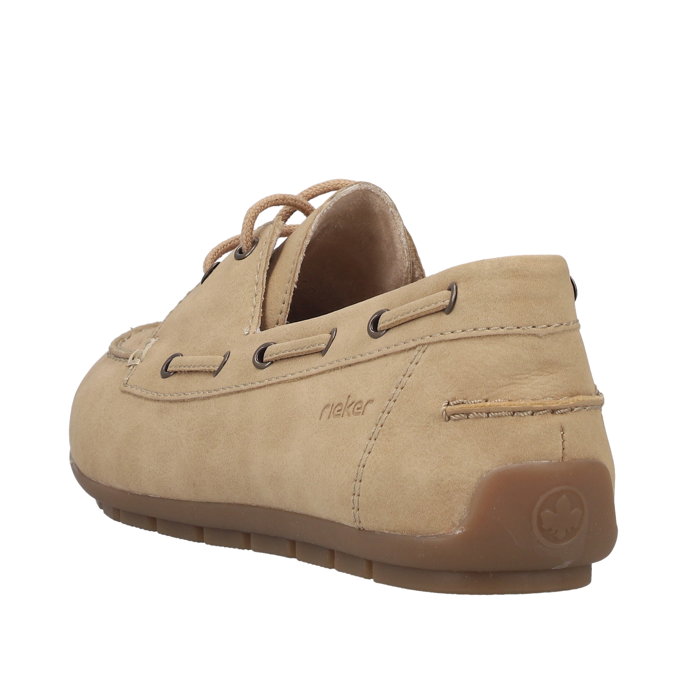 Rieker Herren Bootsschuh Mokassin Beige 37 5