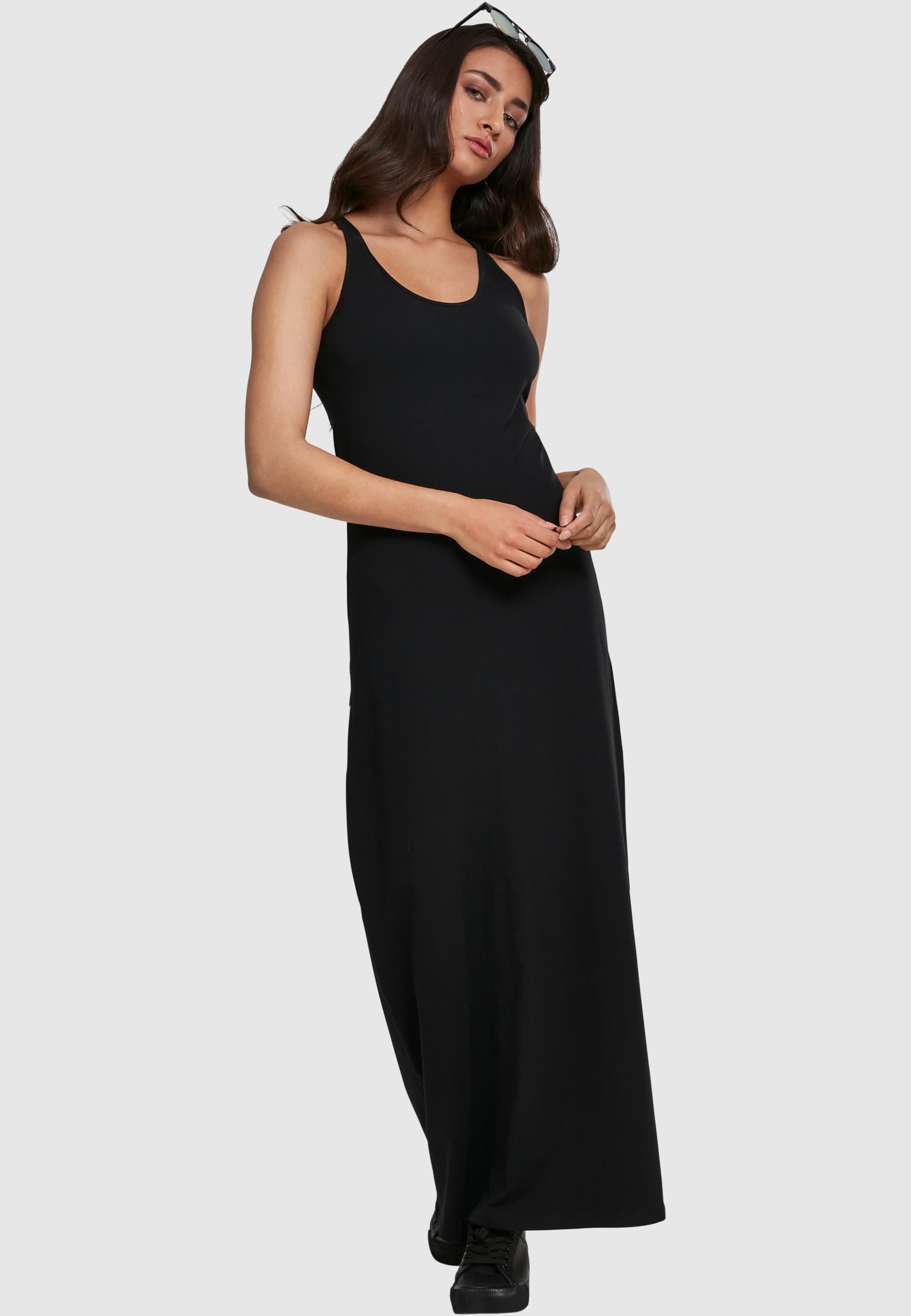 URBAN CLASSICS Shirtkleid »Urban Classics Damen Ladies Long Racer Back Dress«, (1 tlg.)