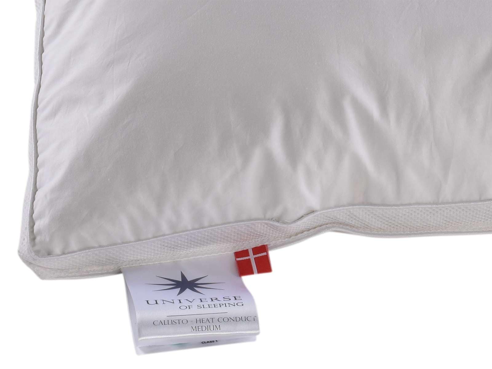 Universe of sleeping Kunstfaserkopfkissen »Callisto, luftdurchlässig Kopfkissen, 3-Kammer, Medium«,  (1 St.), dauerbauschig & pflegeleicht, Allergiker geeignet