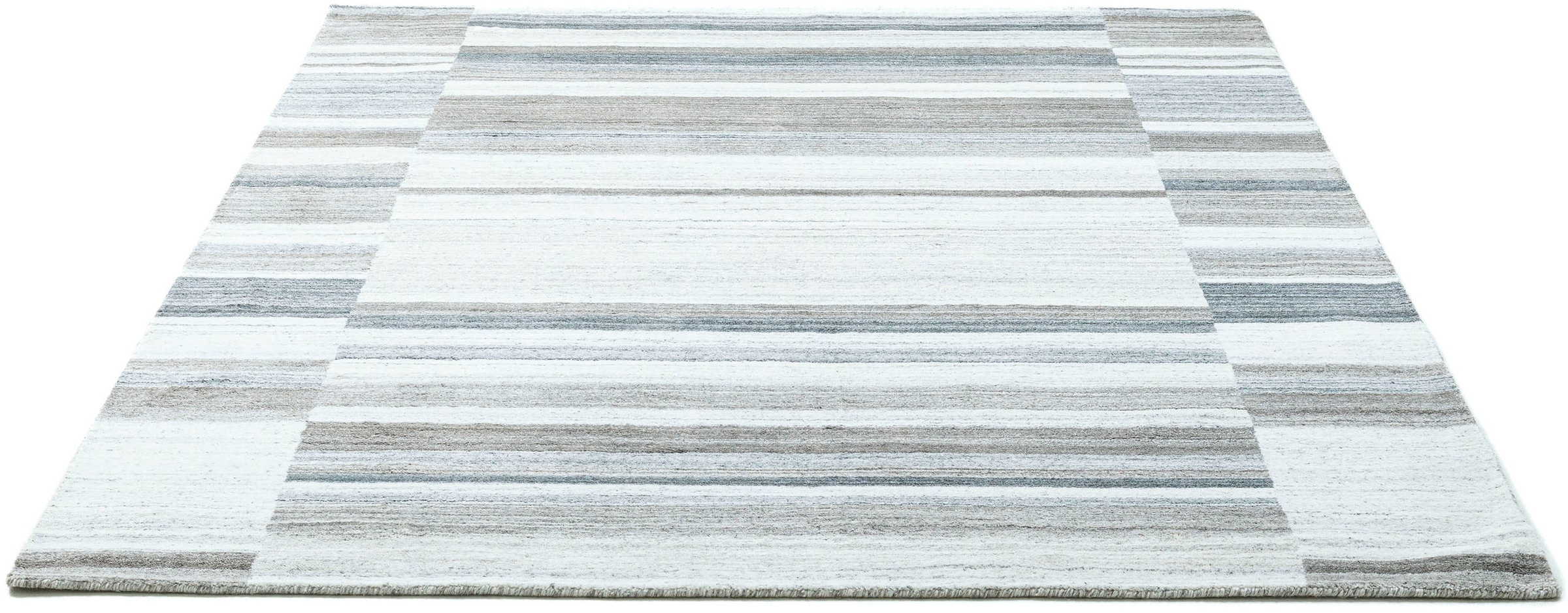 Teppich THEKO "MONTANA LUXURY 973-15", grau, B:200cm H:13mm L:300cm, Viskose, Teppiche, Teppich, Seidenoptik, Obermaterial: 100% Viskose 2