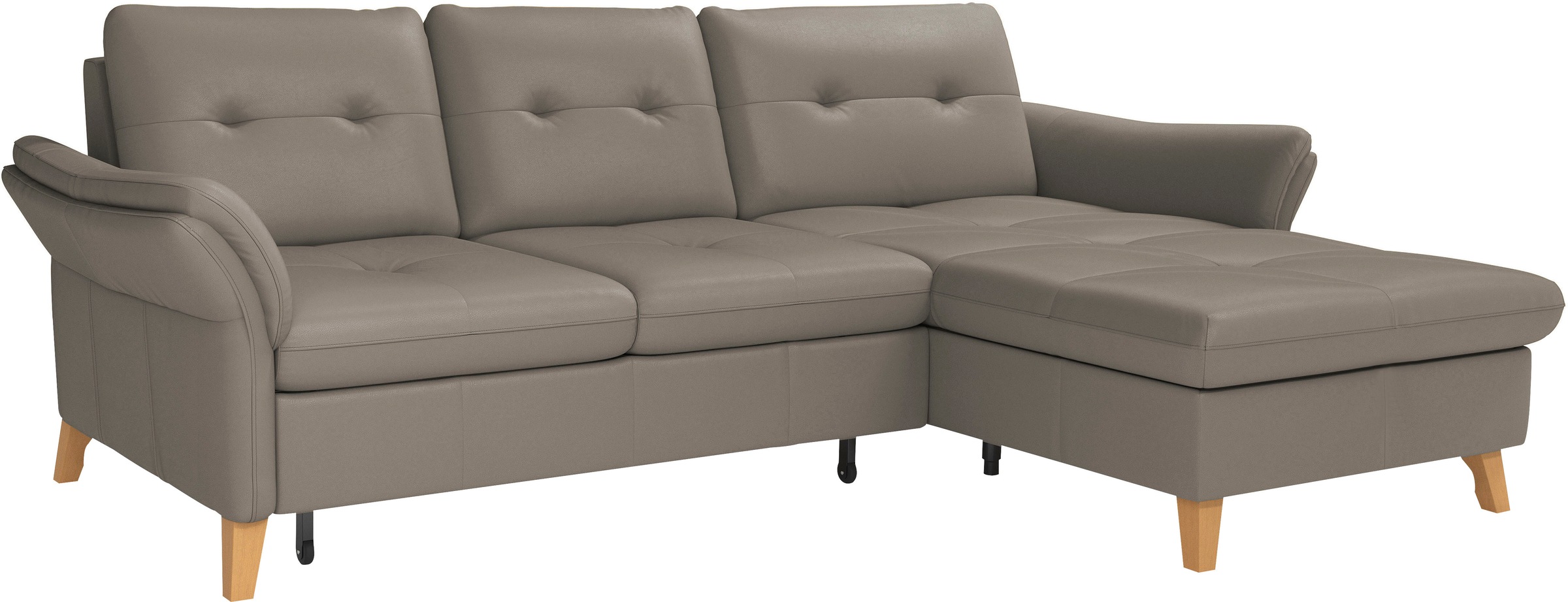 sit&more Ecksofa »Göteborg«, Sitztiefenverstellung und Federkern, wahlweise mit Bettfunktion