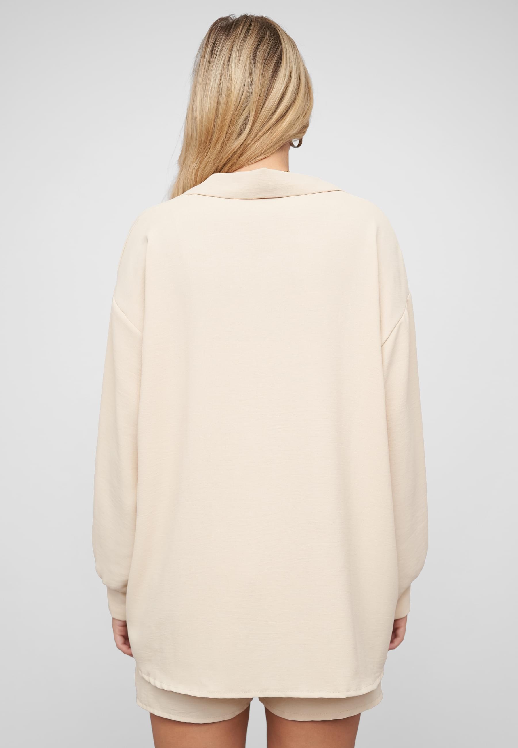 CLOUD 5IVE Longsleeve »CLOUD 5IVE Cloud5ive Musselin Bluse« 1 Stk. tlg.