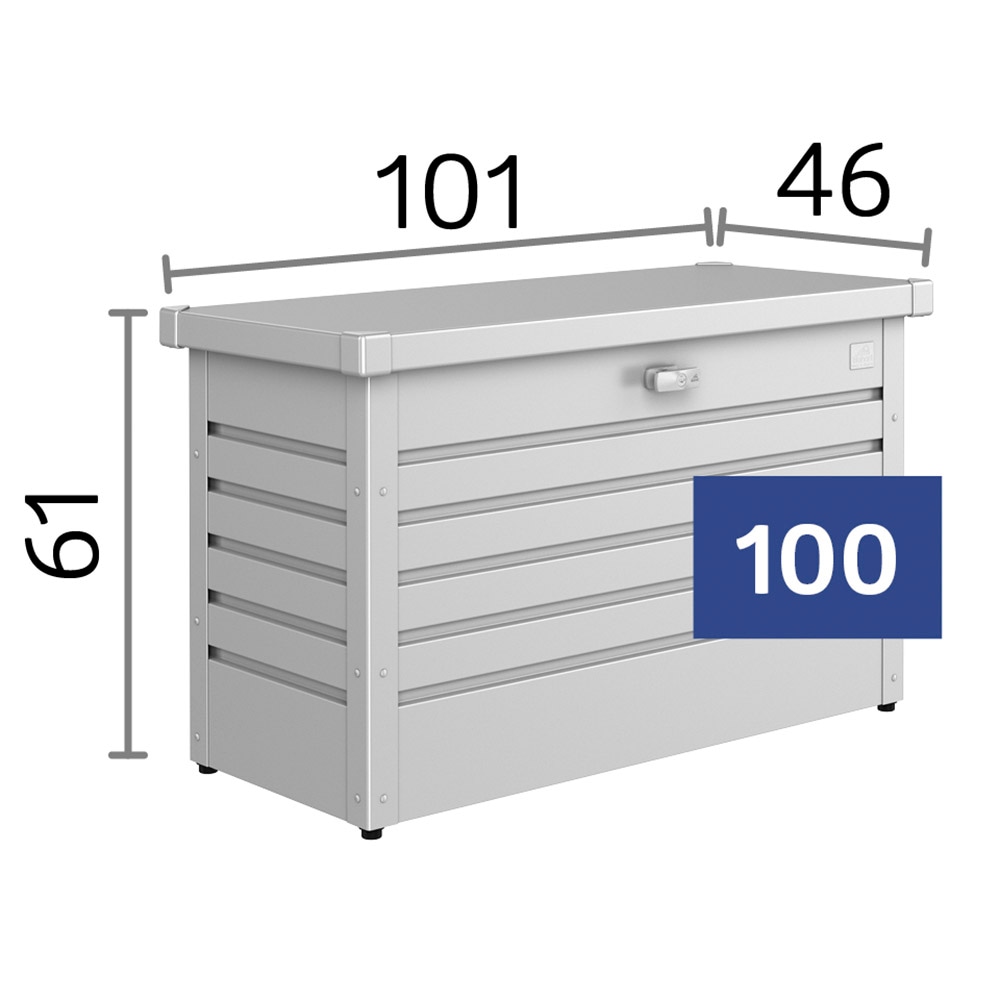 Biohort Gartenbox »FREIZEITBOX Gr. 100, verschiedene Farben« 101x46x61 cm, Formschöne & langlebige Box