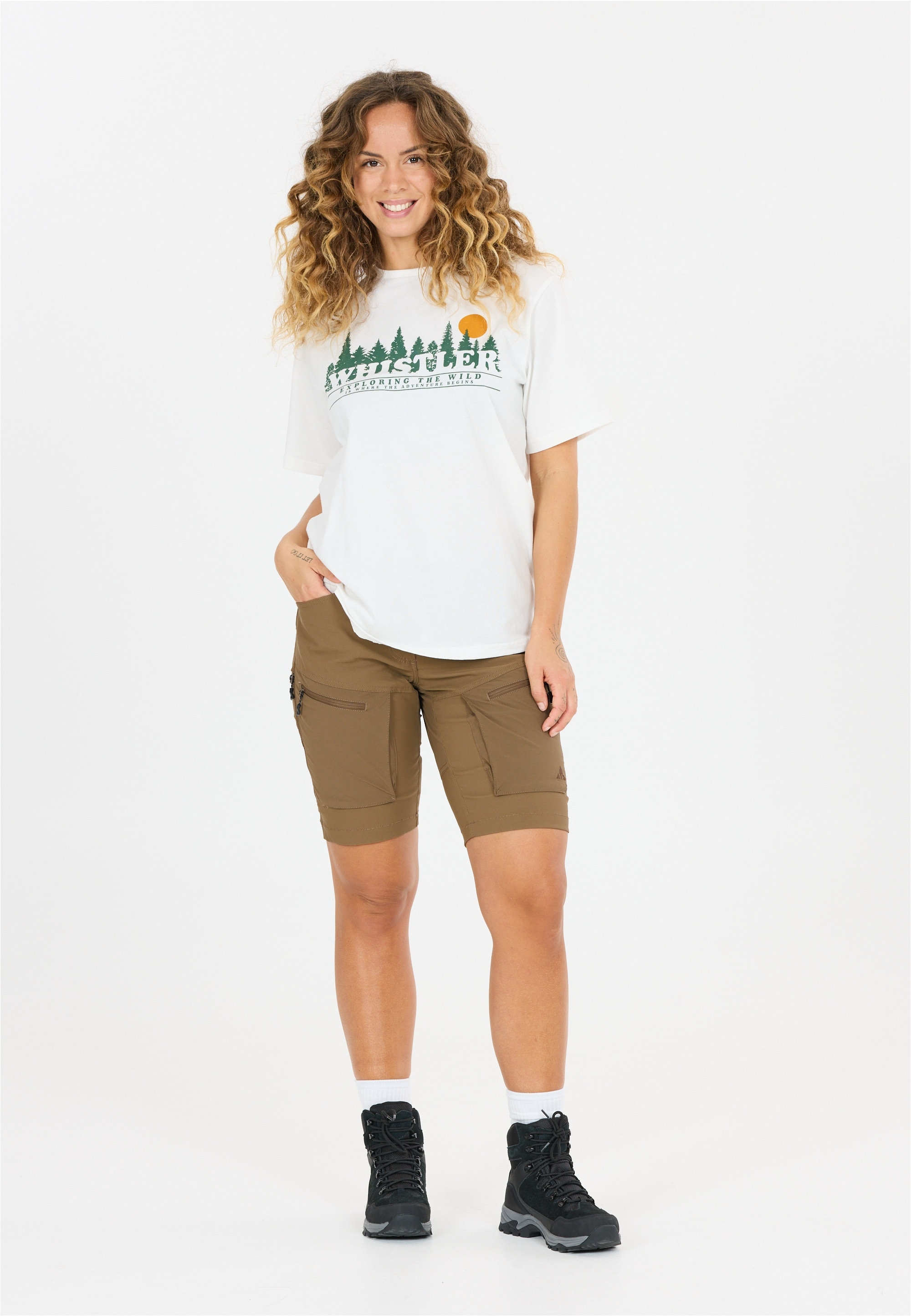 WHISTLER Shorts »Kodiak«  mit 4-Wege-Stretch-Material