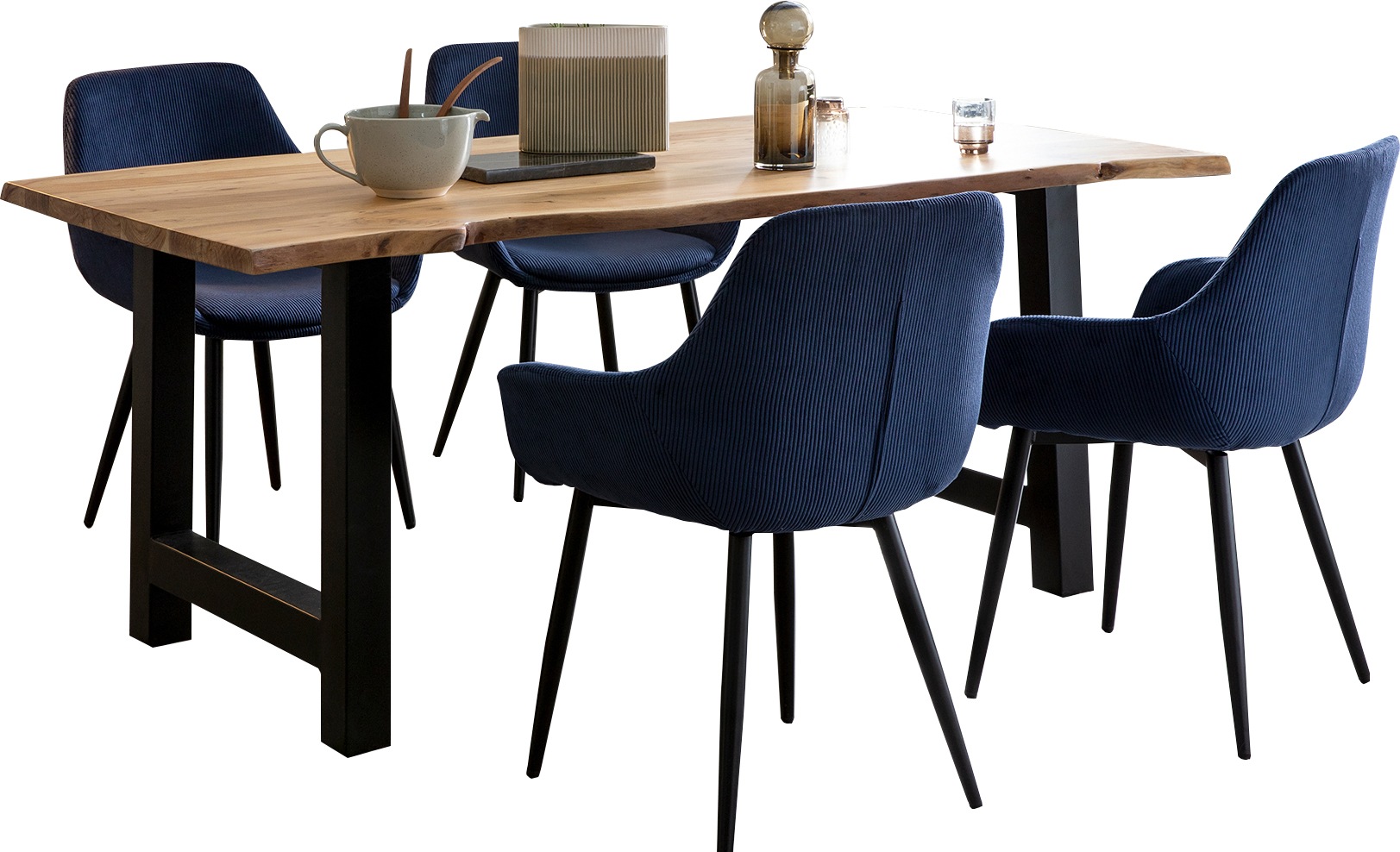 SalesFever Essgruppe, (Set, 5 tlg.), Massivholz geölt und zweifach gewachst