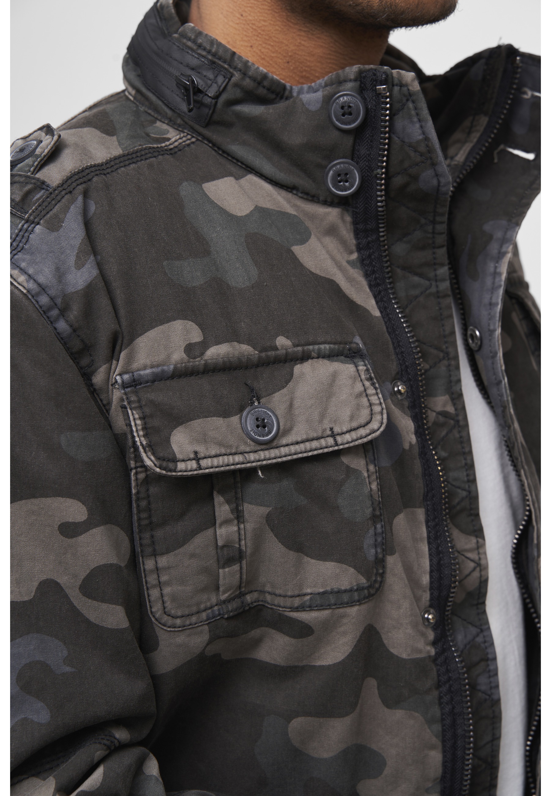 Brandit Allwetterjacke »Brandit Herren Britannia Winter Jacket« 1 Stk. tlg. ohne Kapuze