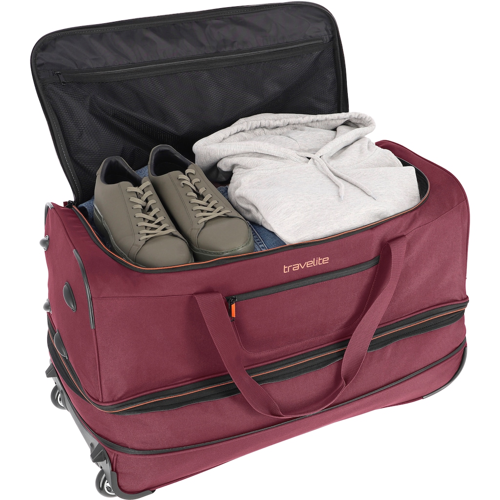 travelite Reisetasche »Basics, 70 cm, bordeaux«