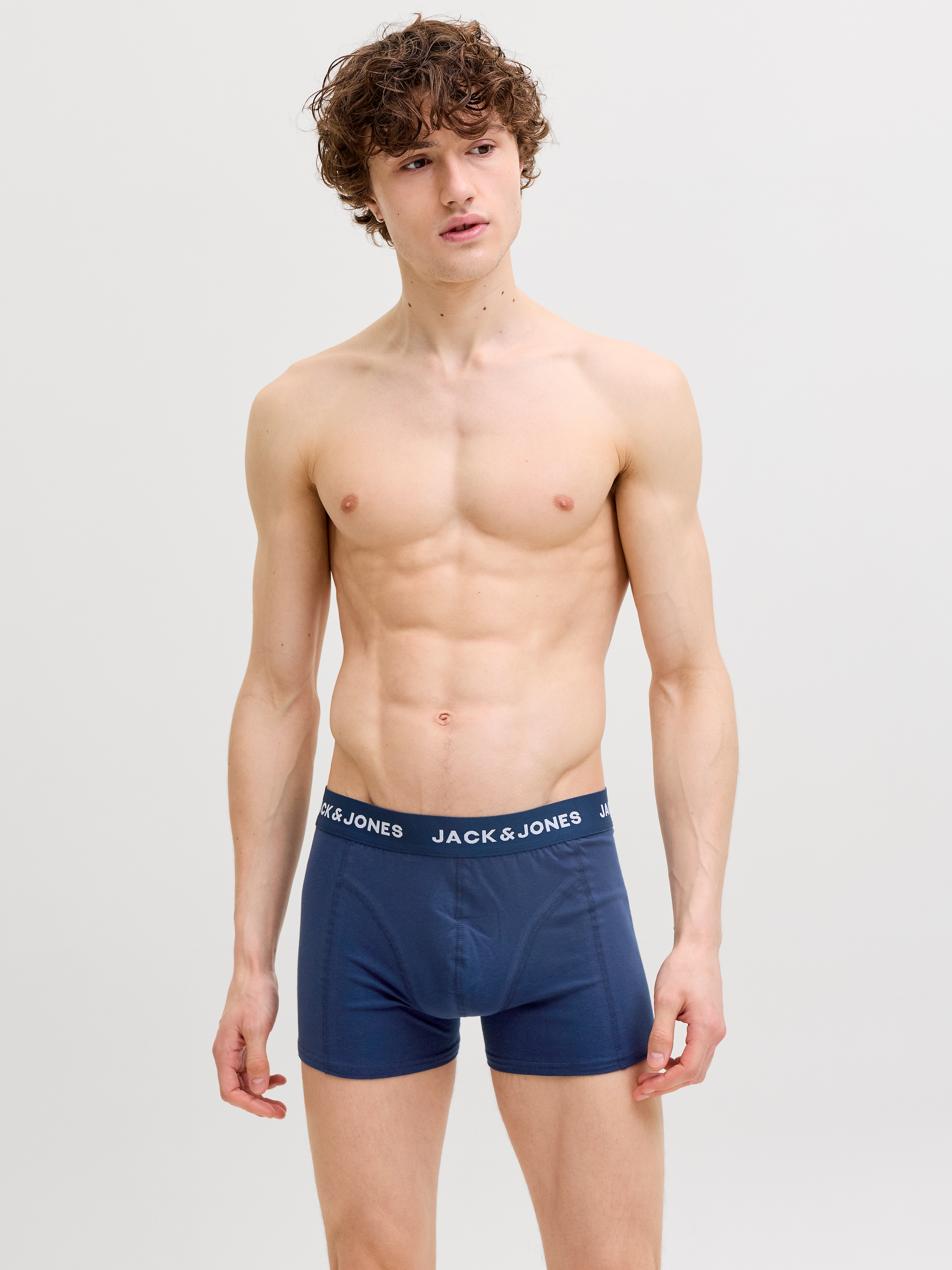 Jack & Jones Trunk »JACOZZIE TRUNKS 5 PACK STYD« Packung, 5 Stk. Baumwollmischung, elastischer Bund