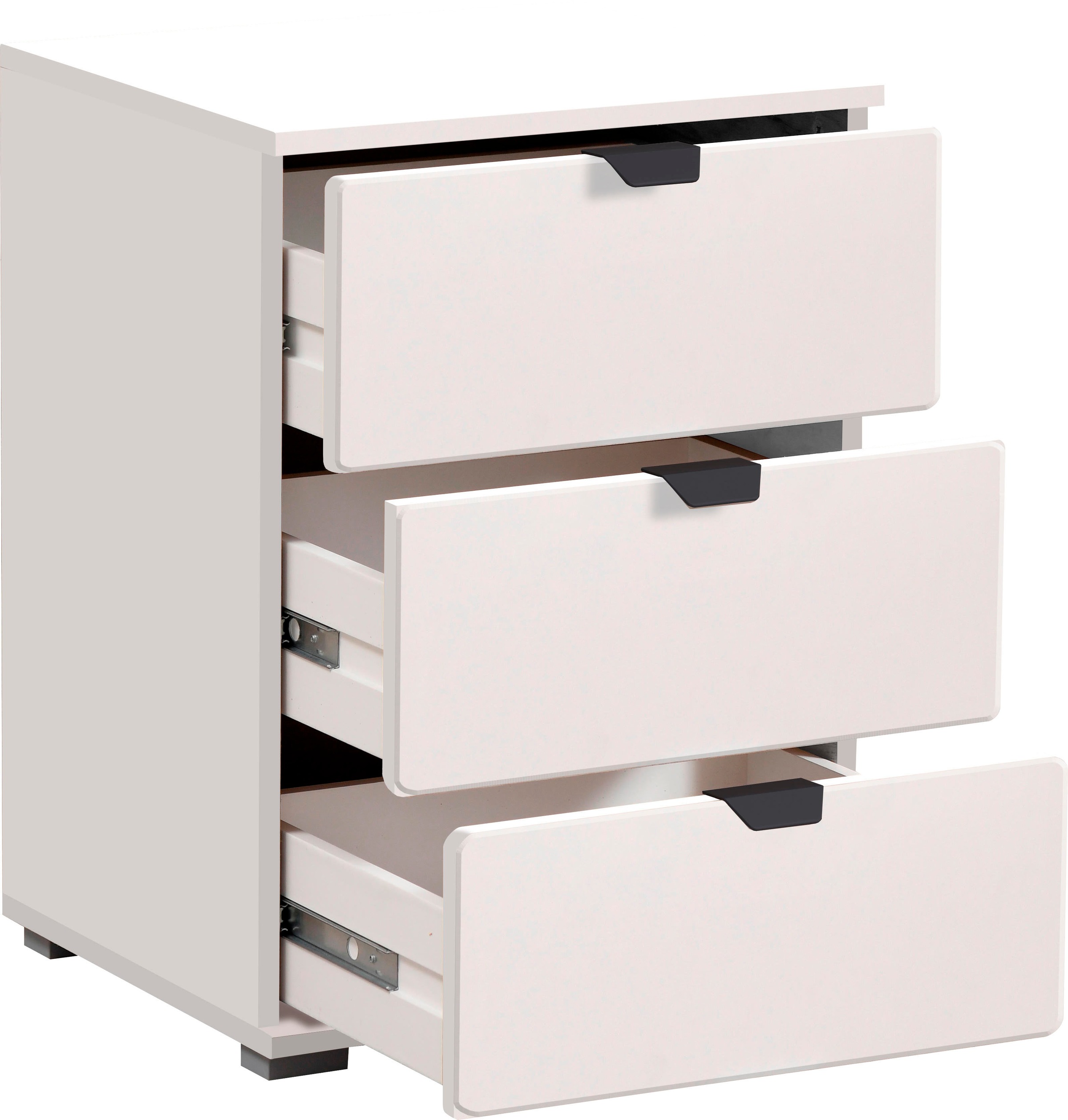 INOSIGN Nachtkommode »Duero«, mit 3 Schubkästen, Breite 45 cm