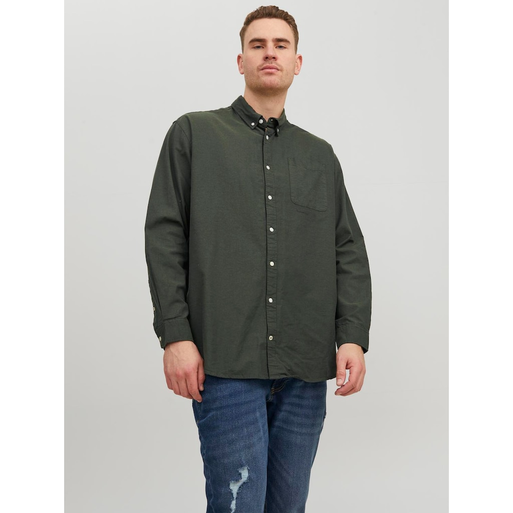 Jack & Jones PlusSize Langarmhemd »JJ JJEOXFORD SHIRT L/S«