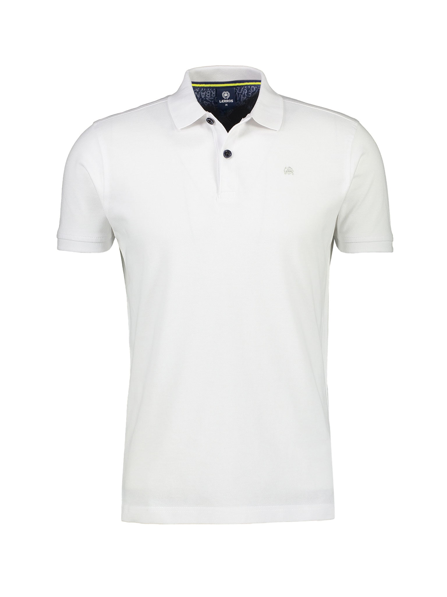 LERROS Poloshirt Sommershirt mit dezenter Stickerei auf der Brust