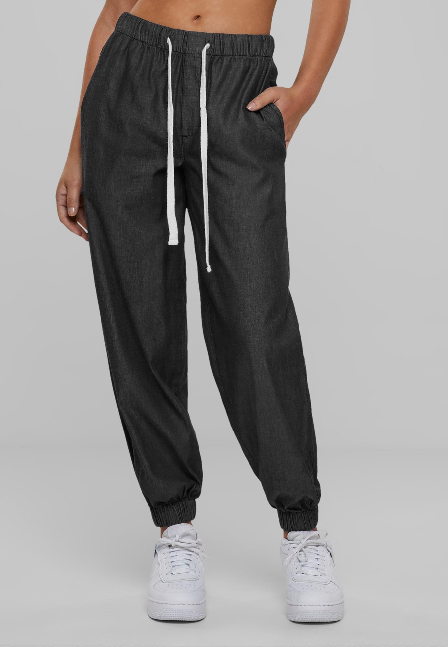 URBAN CLASSICS Jogginghose »Urban Classics Damen Ladies Light Denim Jogpants«, (1 tlg.)