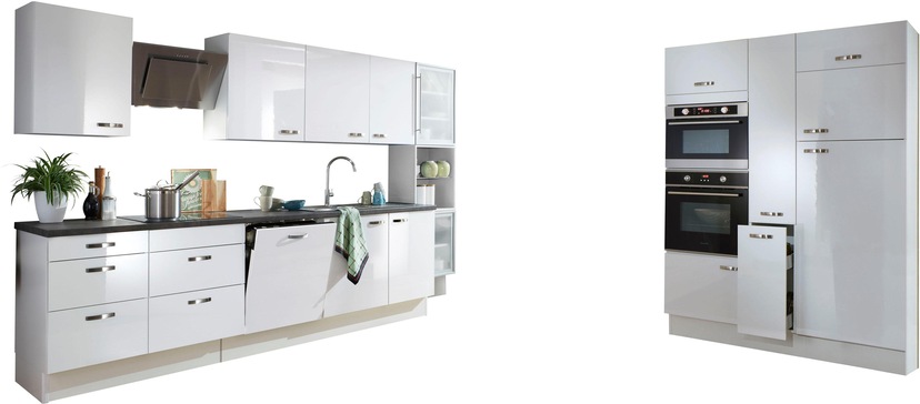 wiho Küchen Küche »Chicago«, Breite 330 cm, mit Hanseatic-E-Geräten  bestellen | BAUR