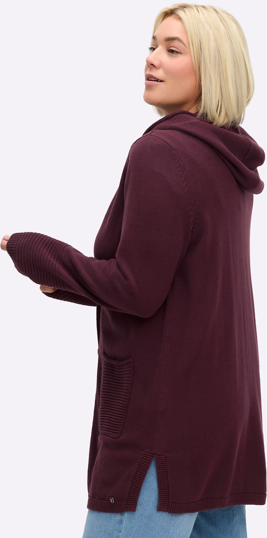 Sheego Longstrickjacke