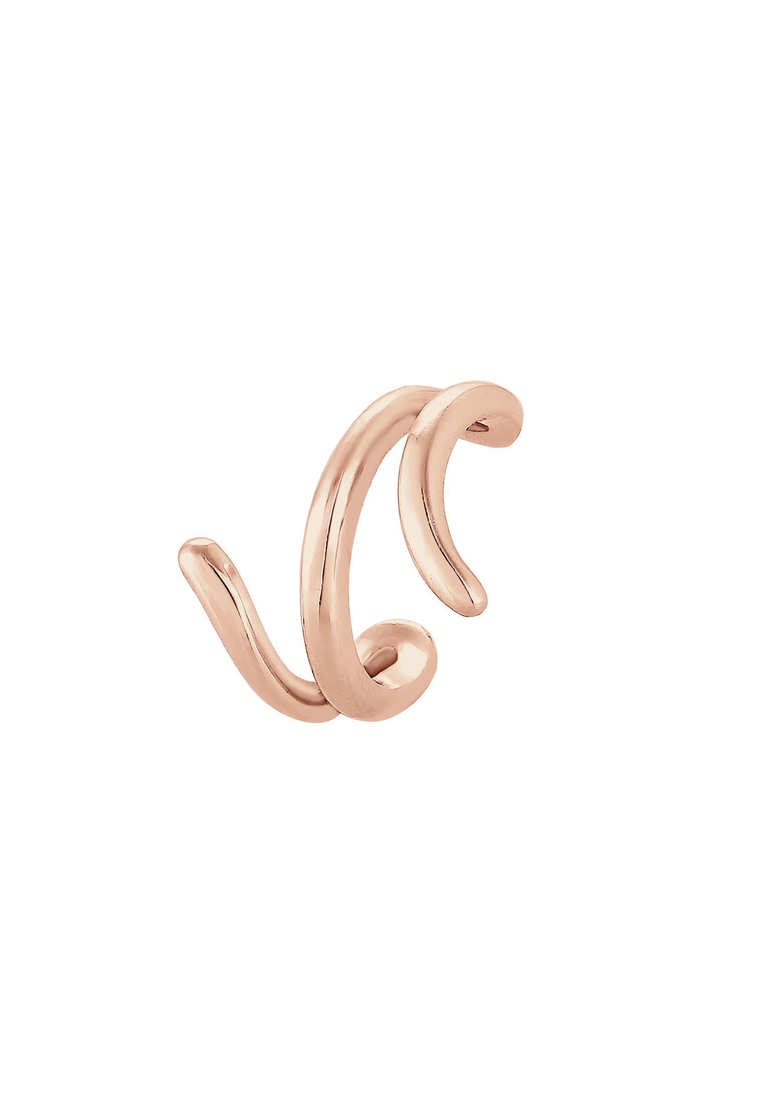 Elli Single-Ohrhaken »Earcuff Ohrklemme Welle 925er Silber«