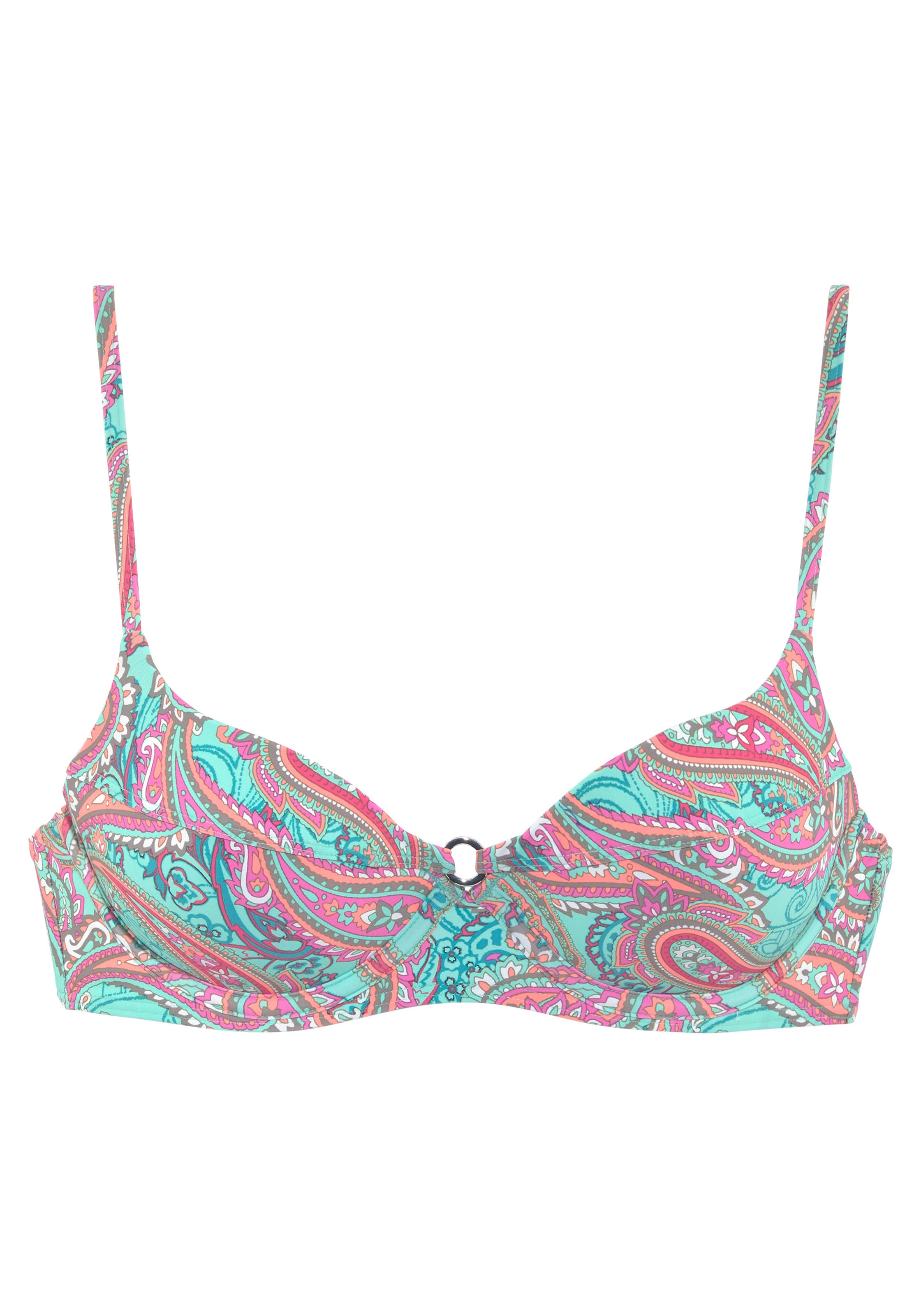 Venice Beach Bügel-Bikini-Top "Paislee" bedruckt, verstellbare Träger, soft günstig online kaufen