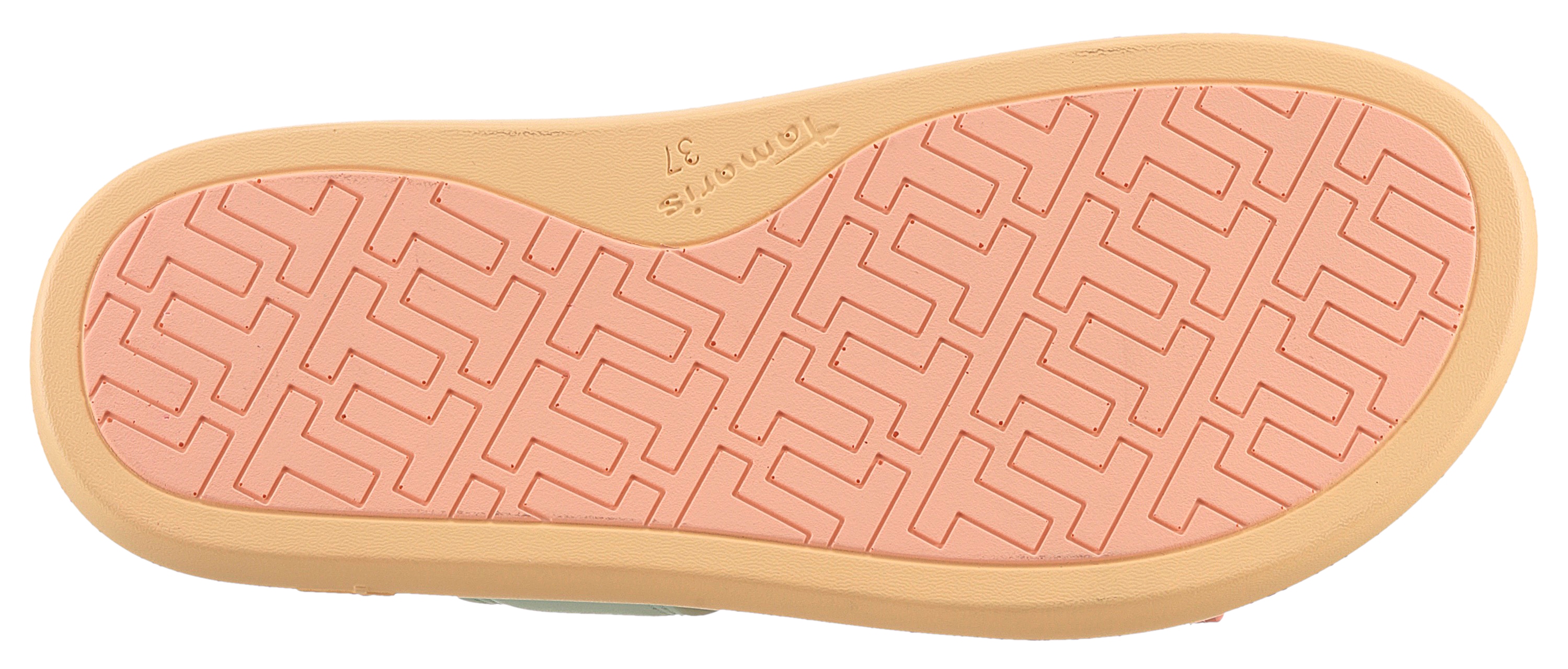 Thumbnail - Tamaris Riemchensandale, Plateau, Sommerschuh, Klettschuh, Sandalette in veganer Verarbeitung