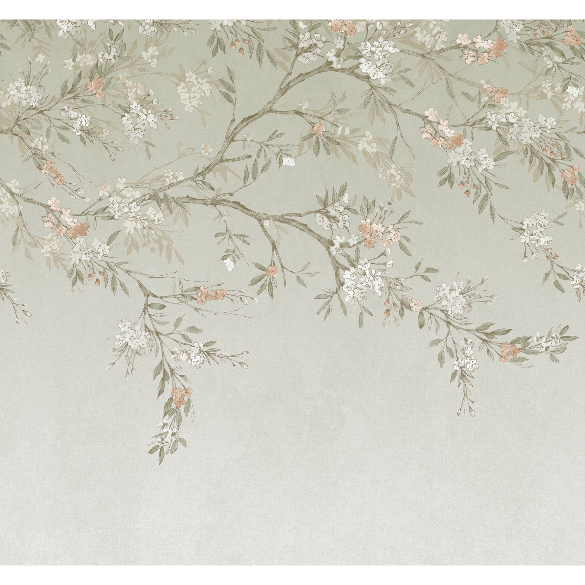 Art for the home Fototapete »Blütenpfad« geblümt glatt Design Tapeten