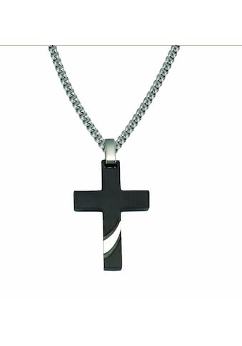 Adelia´s Kettenanhänger »Edelstahl Kreuz Anhänger - Set mit Halskette« kaufen