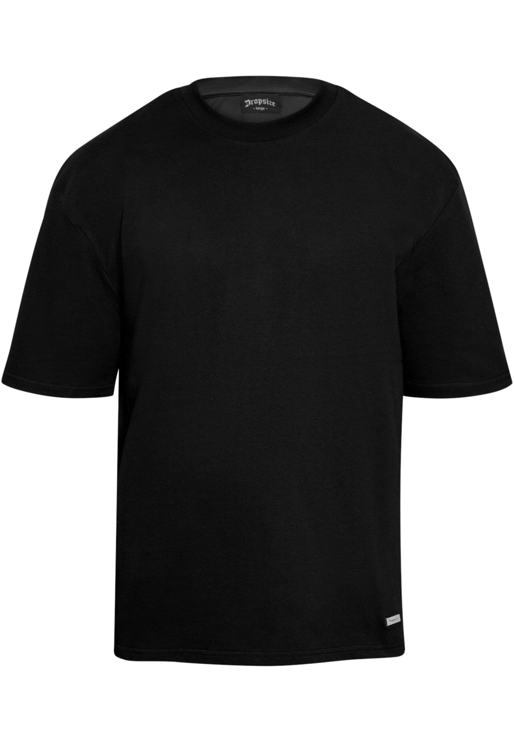 Dropsize T-Shirt "Dropsize Herren Heavy Oversize Metal Patch Basic T-Shirt" günstig online kaufen
