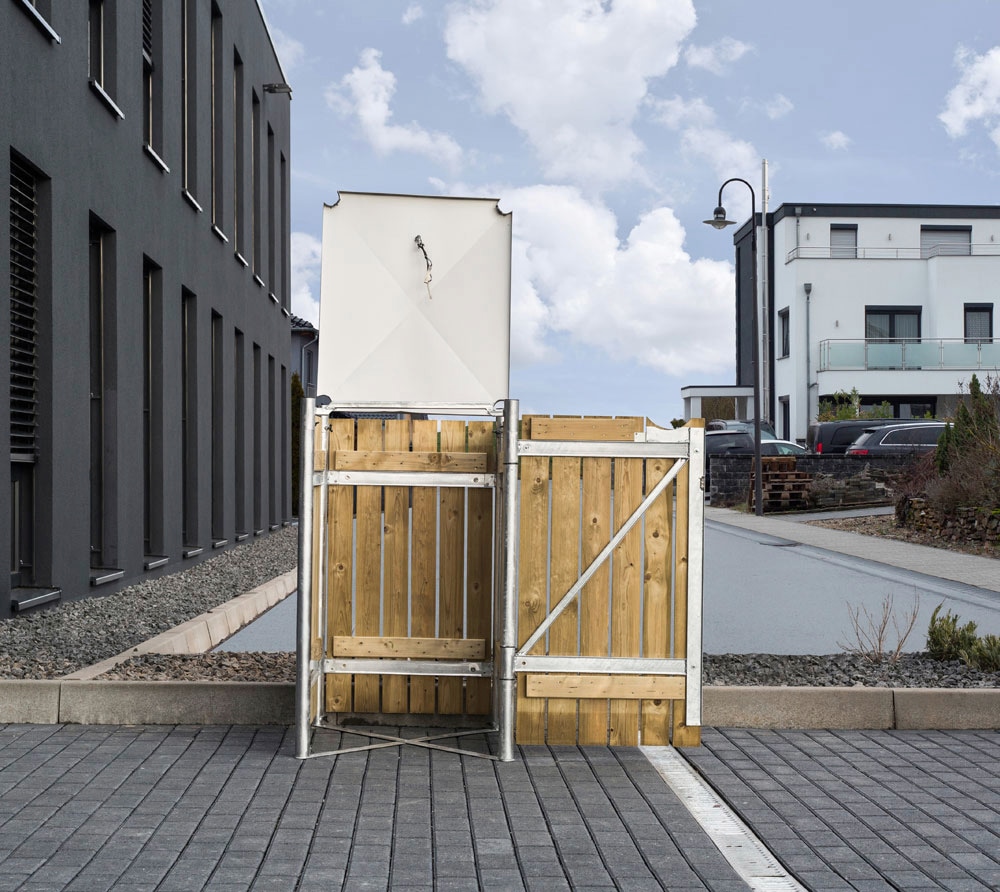 Hide Mülltonnenbox, für 1 x 240 l, natur