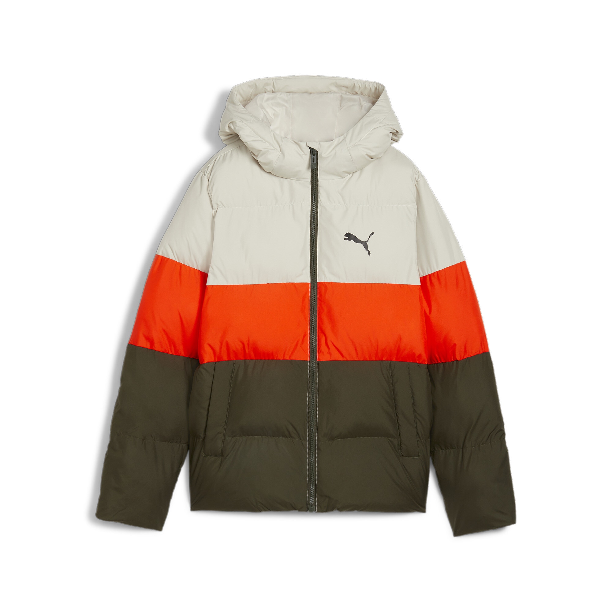 PUMA Winterjacke "POLY HOODED PUFFER JACKET", mit Kapuze