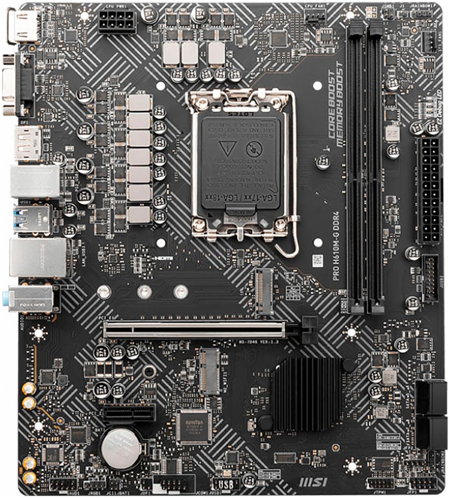 MSI Mainboard »PRO H610M-G DDR4«
